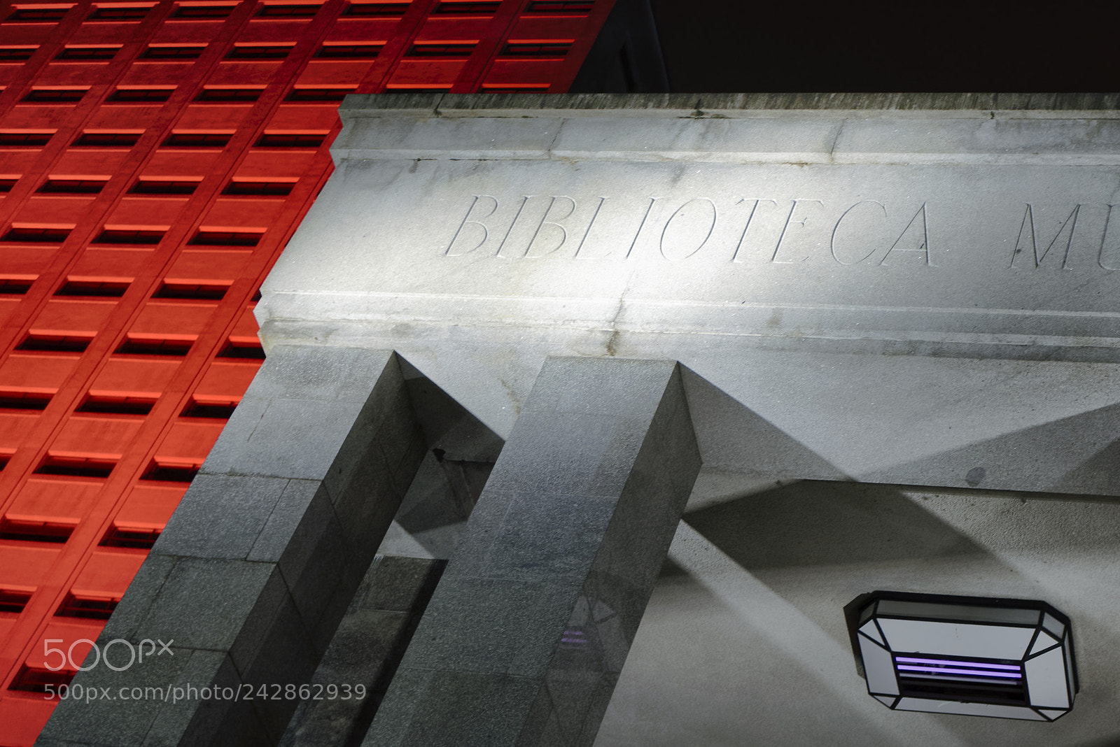 Nikon D810 sample photo. Sao paulo center library photography