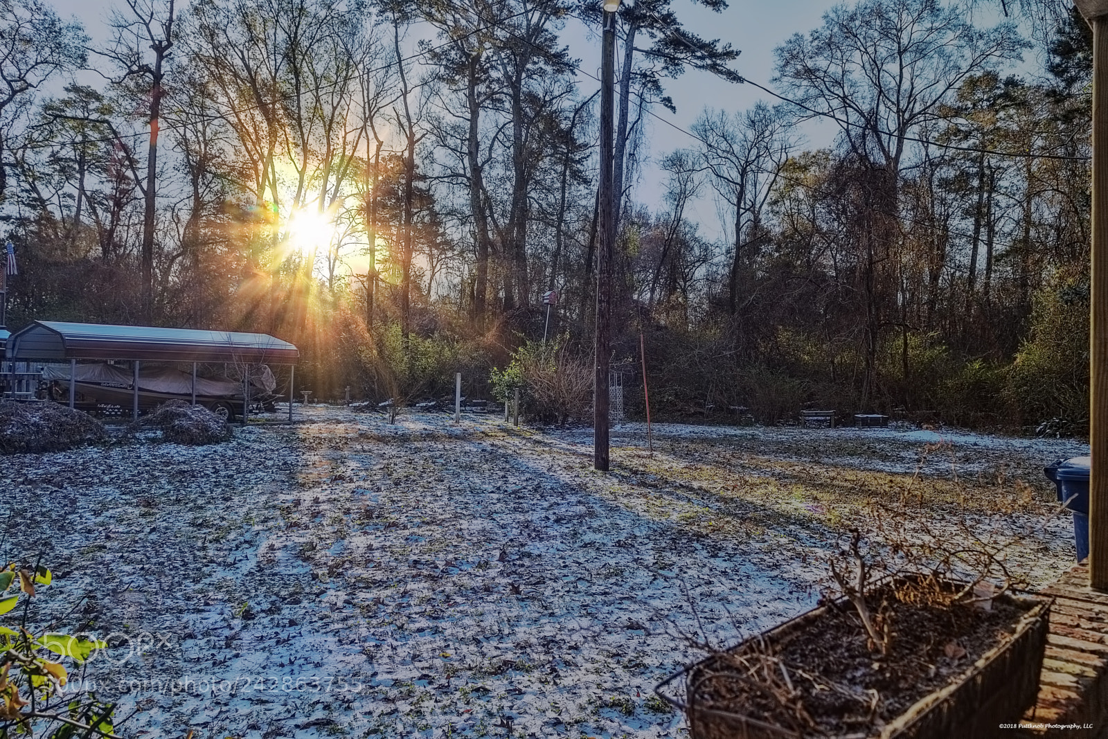 Canon EOS 6D sample photo. Snowy louisiana sunrise photography
