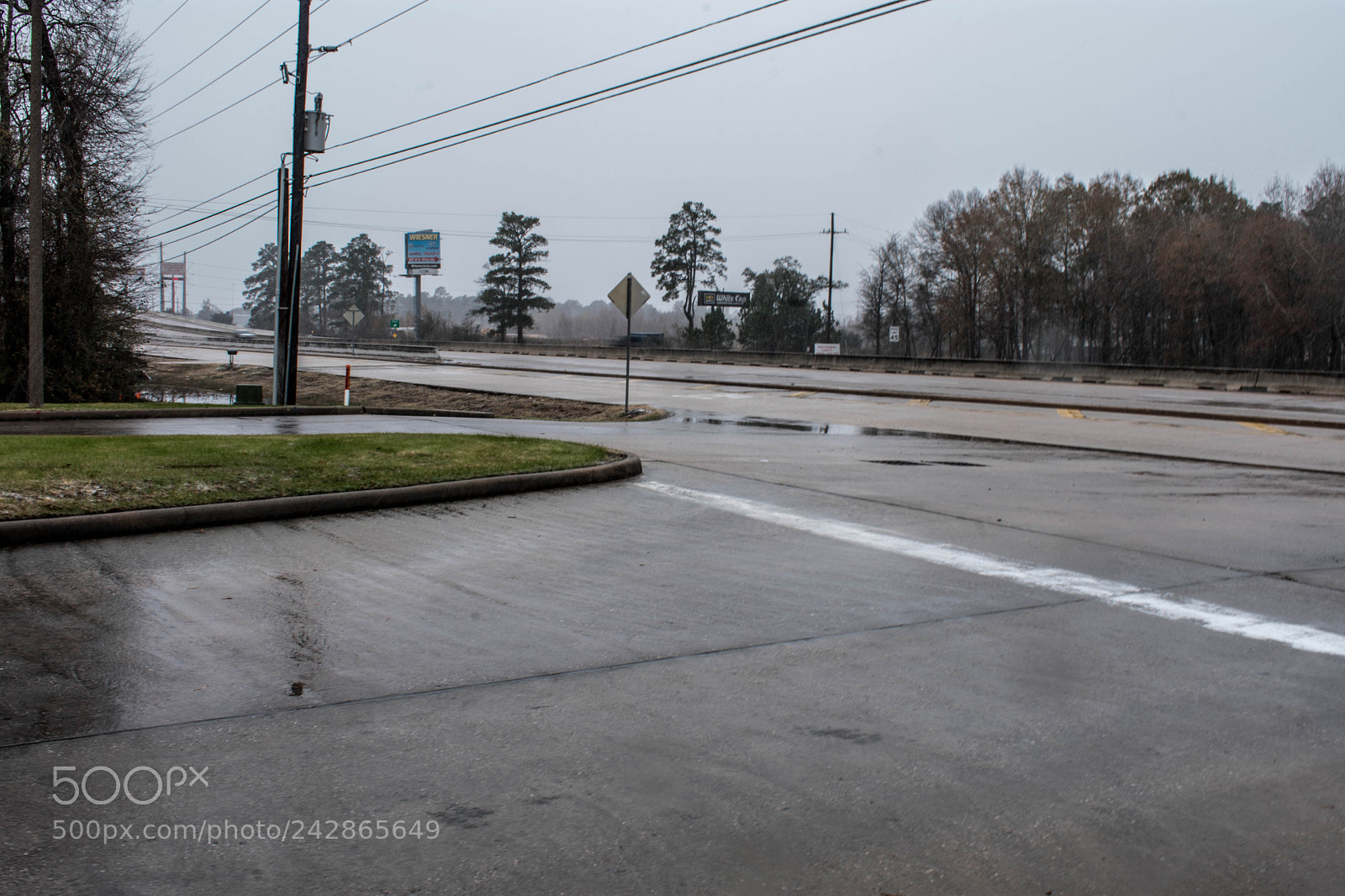 Nikon D3400 sample photo. Ice on the road photography