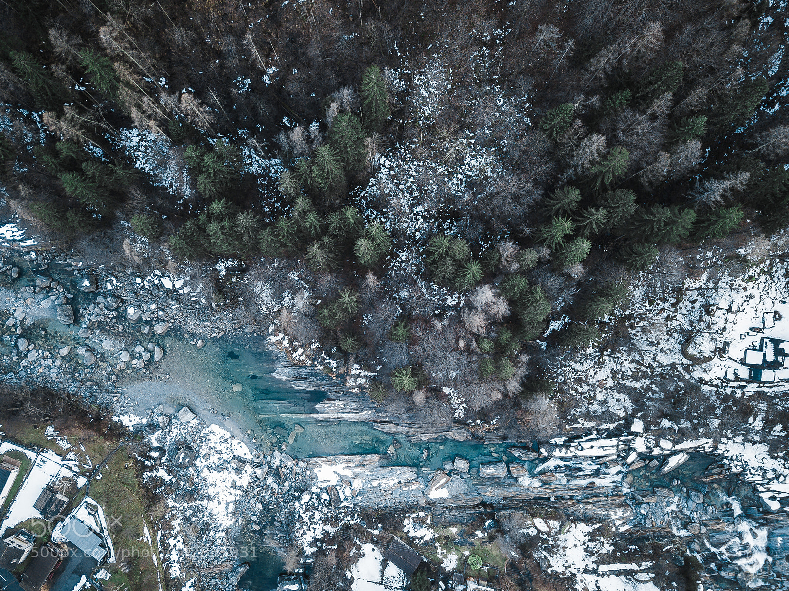 DJI FC220 sample photo. Blue photography