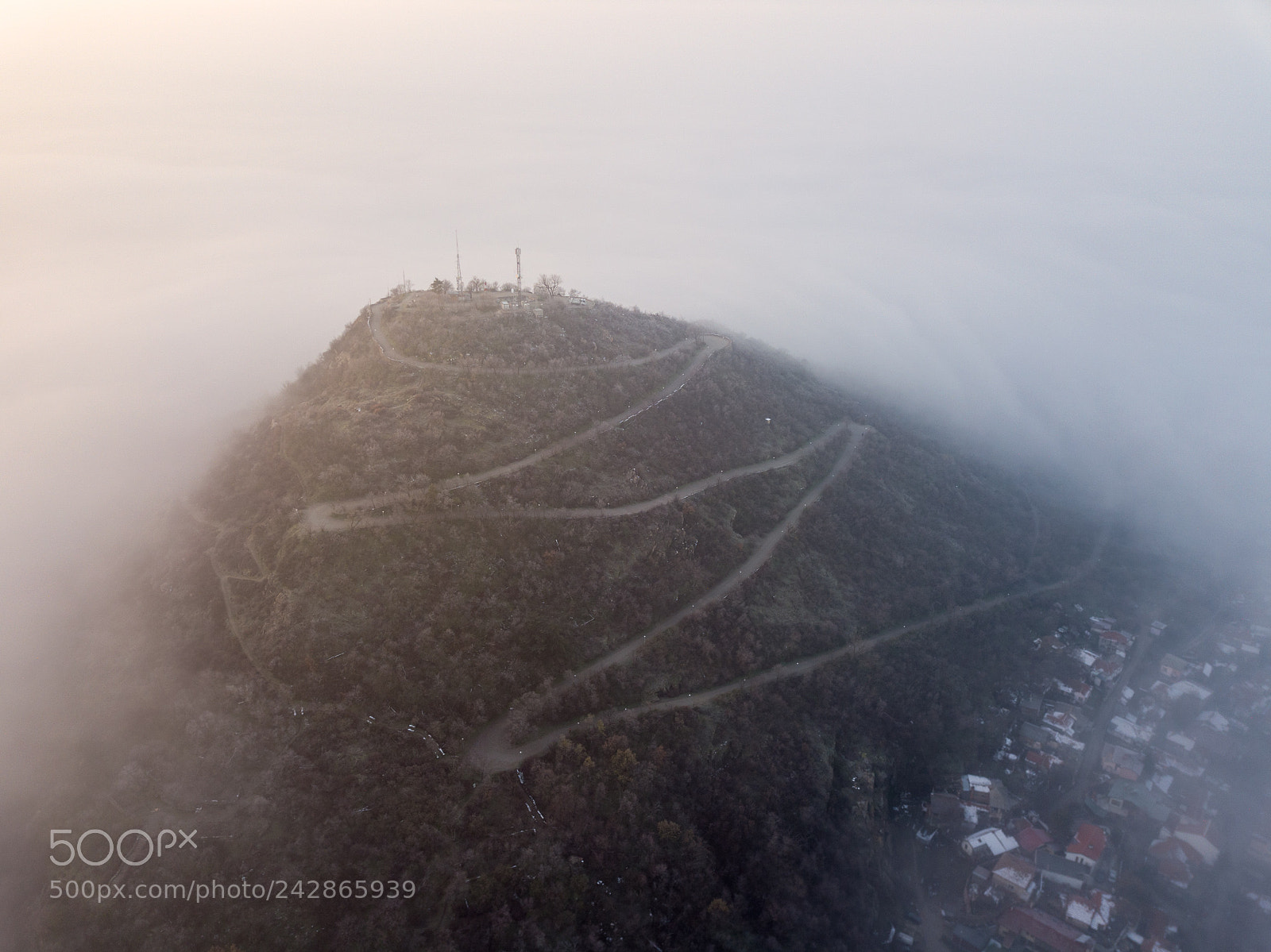 DJI FC220 sample photo. The hill photography