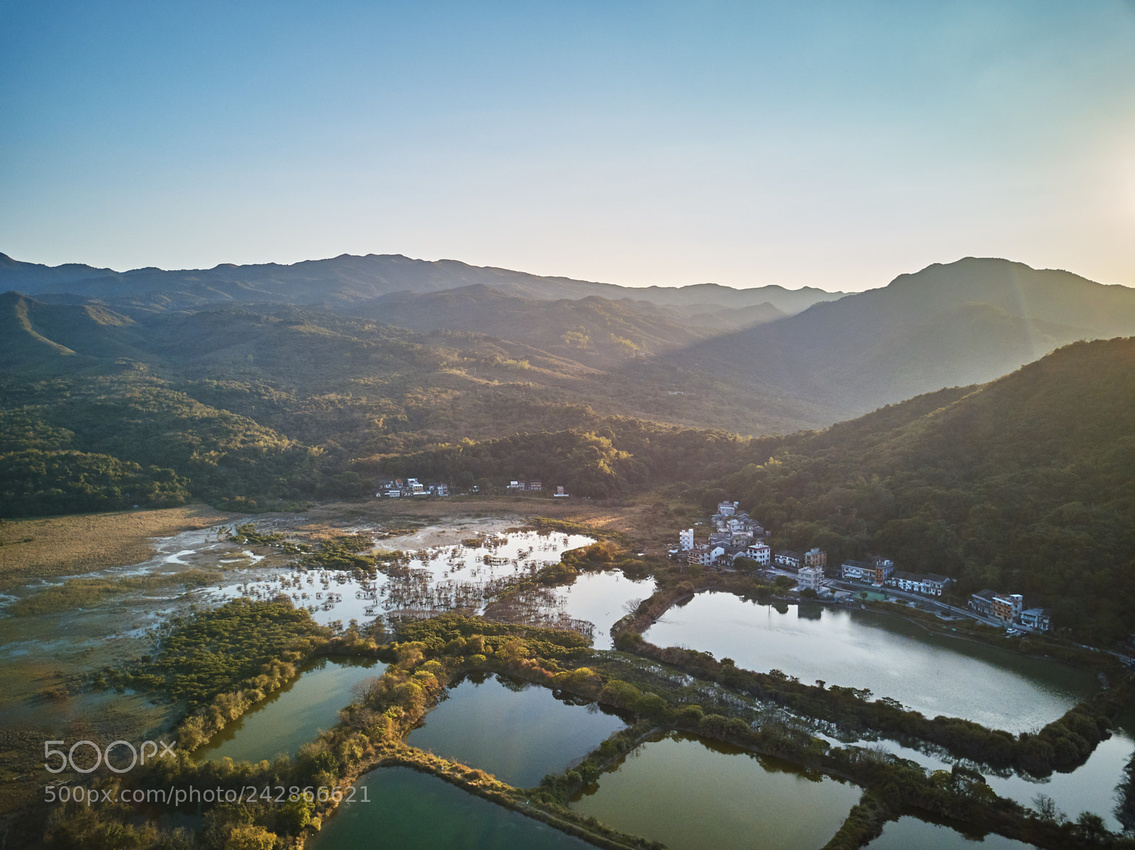 DJI FC220 sample photo. Bride's pool photography