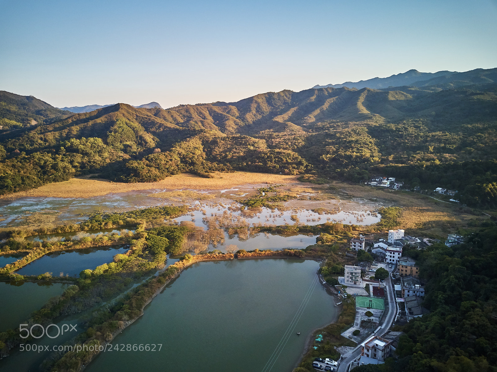 DJI FC220 sample photo. Bride's pool photography