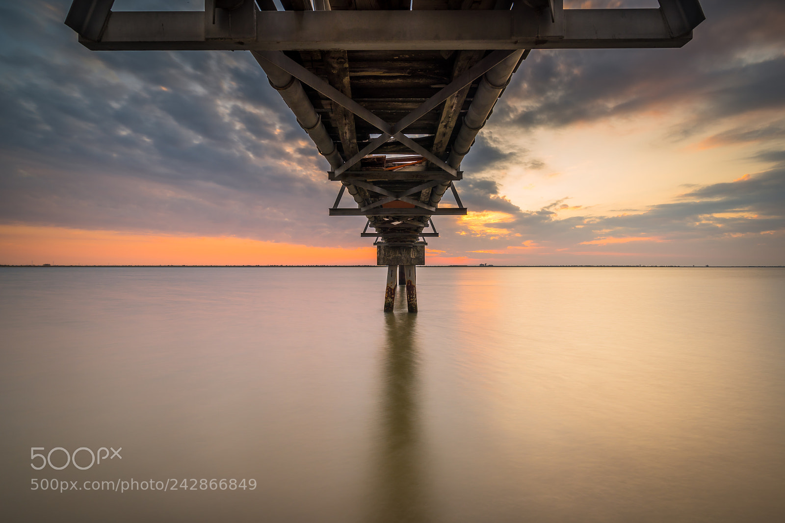 Sony a7 II sample photo. Under the pier photography