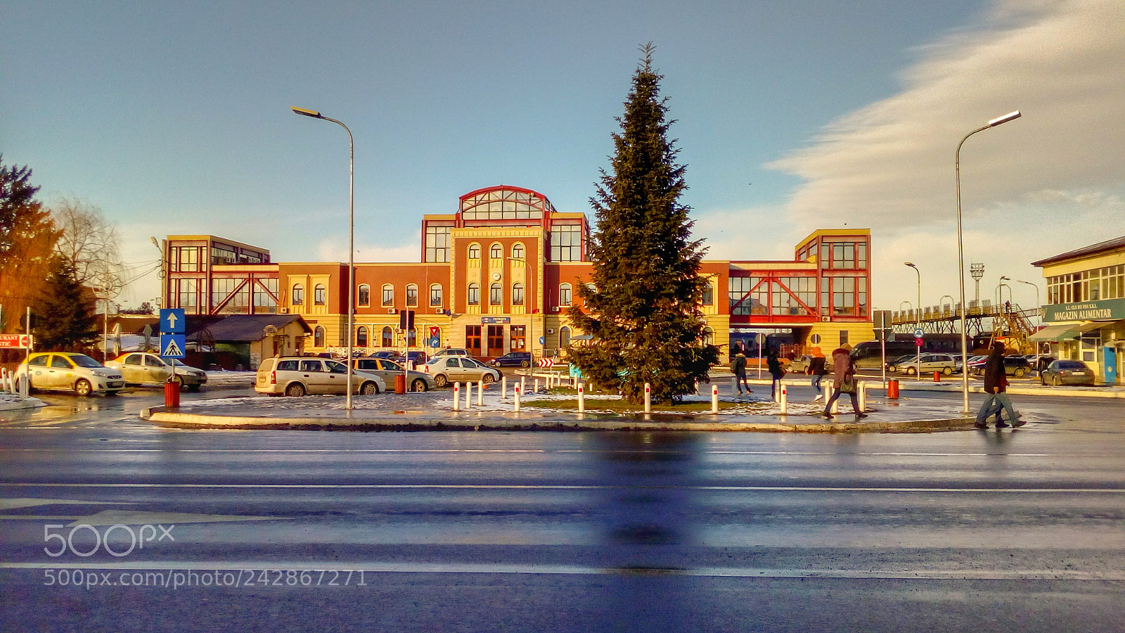 HUAWEI Y5II sample photo. Fetesti railway station photography