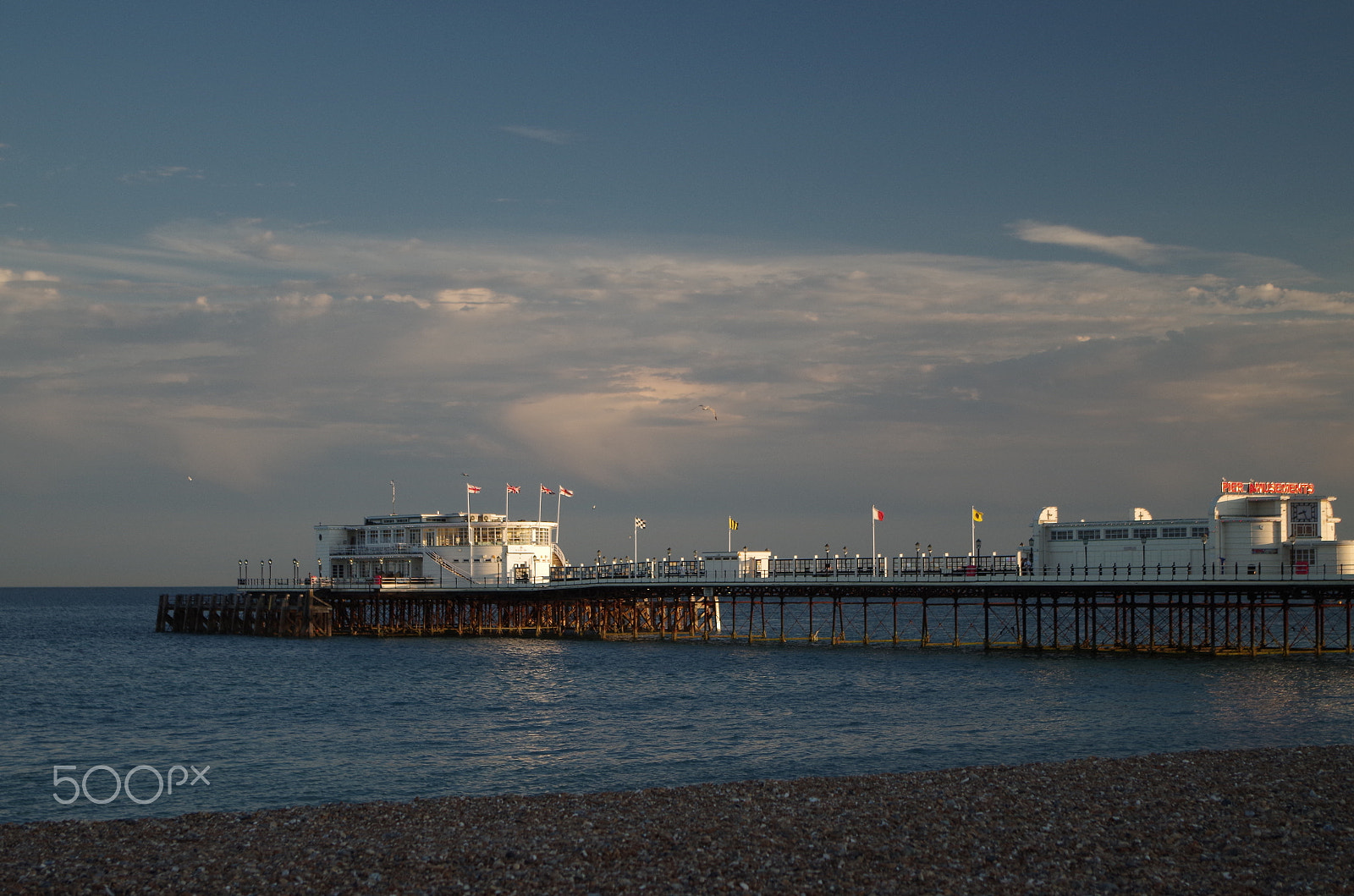 Pentax K-50 sample photo. Worthing pier photography