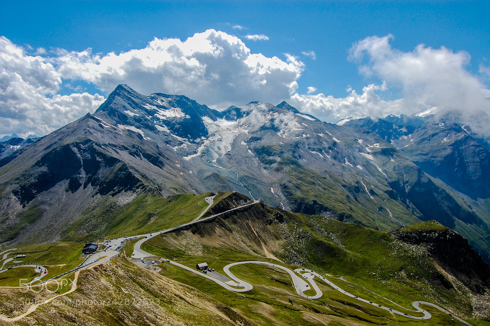 Nikon D40 sample photo. Alpine road photography