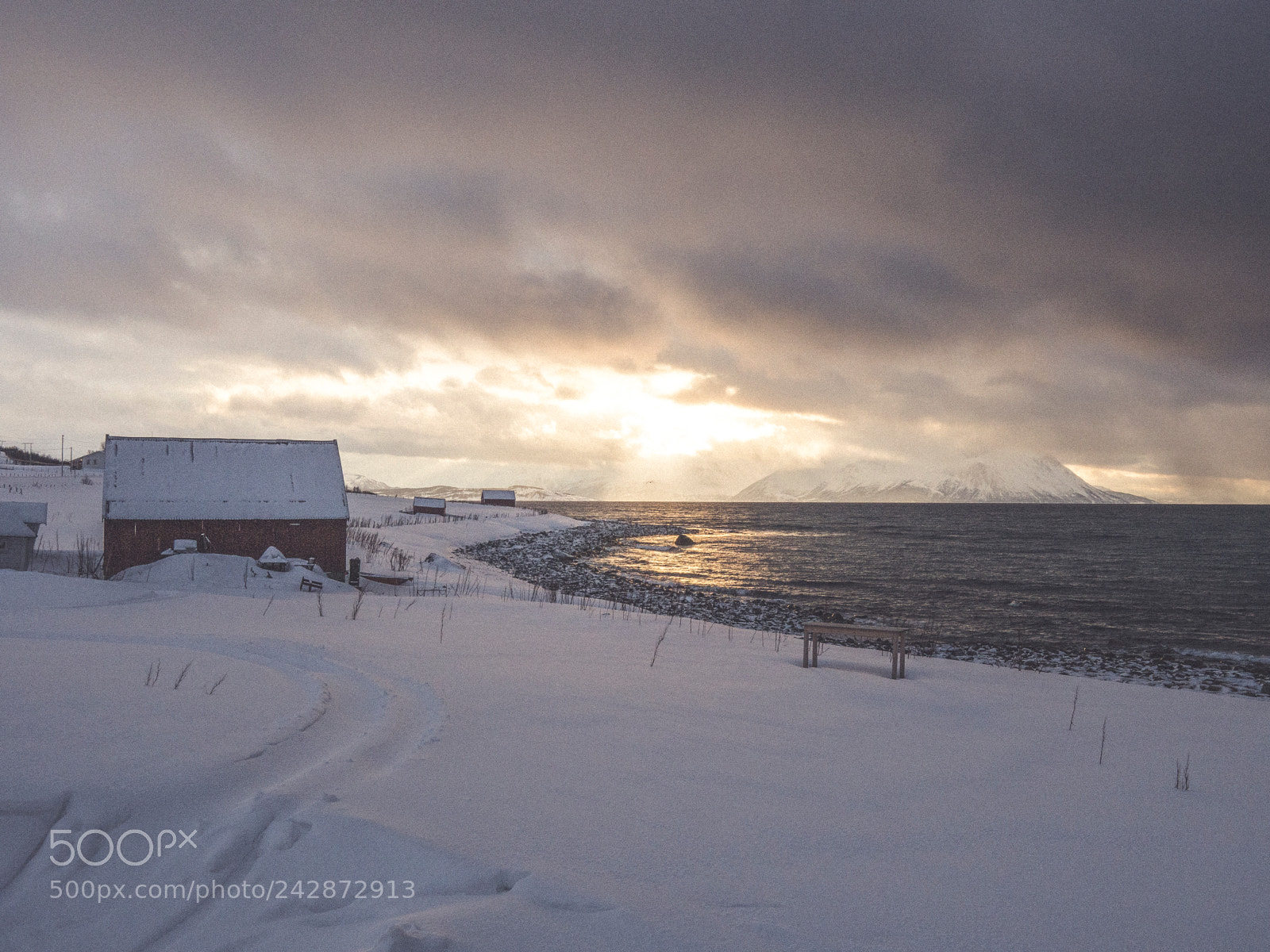 Olympus OM-D E-M10 sample photo. Sunset lyngen alps photography