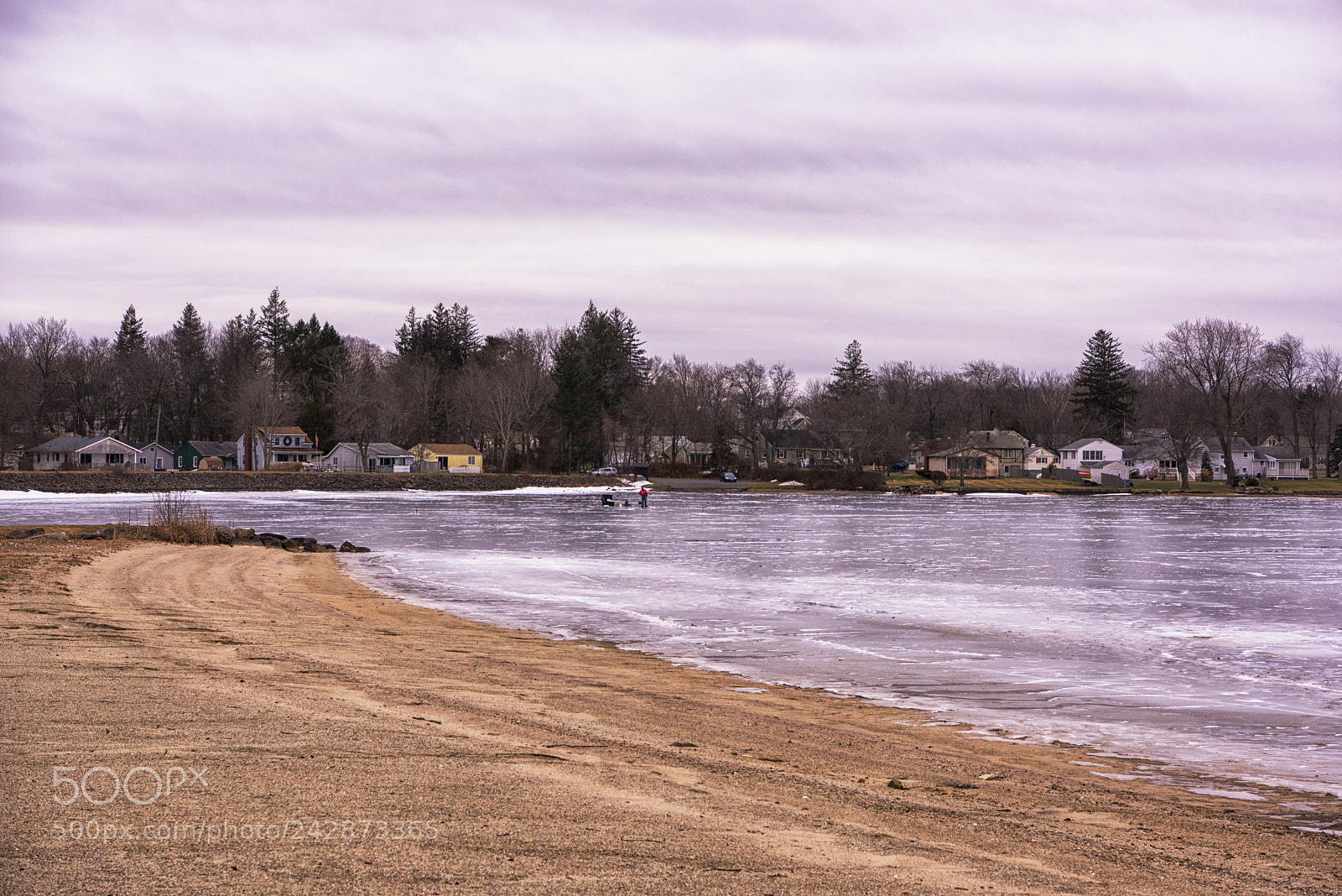 Nikon D810 sample photo. Ice fishing on bolton photography