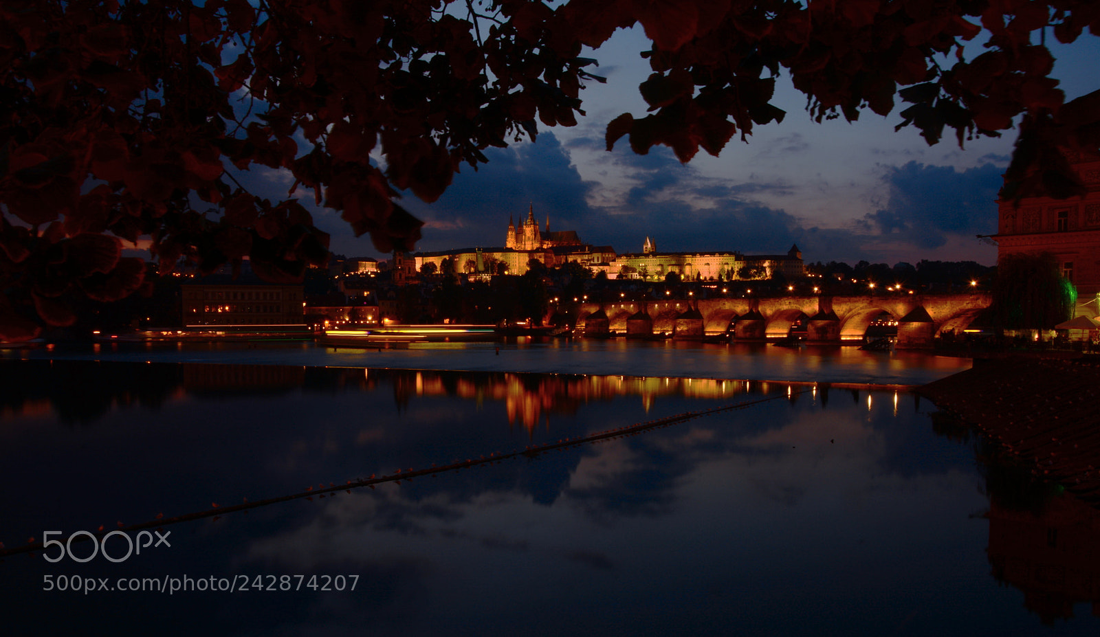 Nikon D7100 sample photo. Dusk above the prague photography