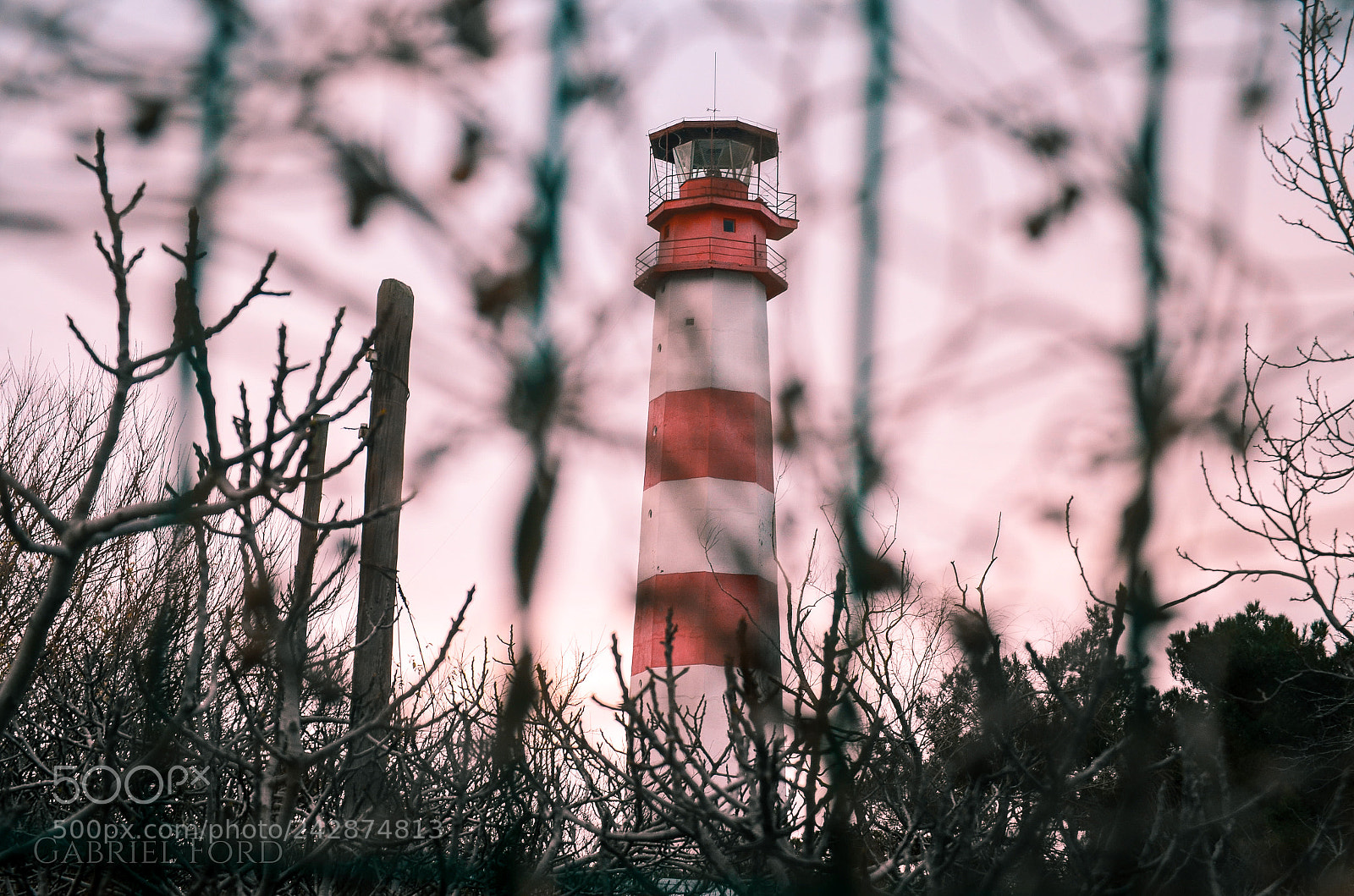 Nikon D5100 sample photo. Lighthouse at sunset photography