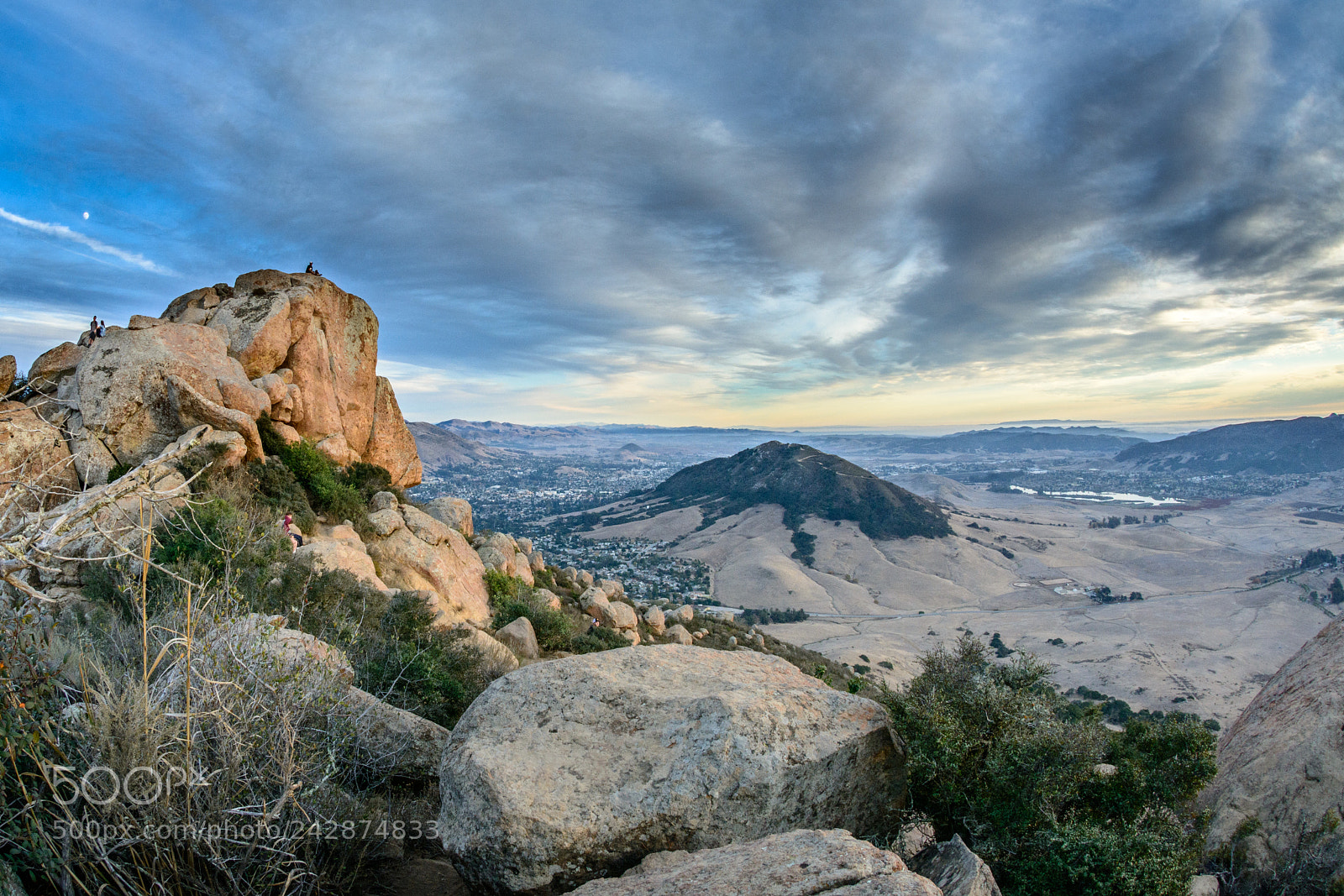Nikon D7100 sample photo. Hiker's atop bishop's peak photography