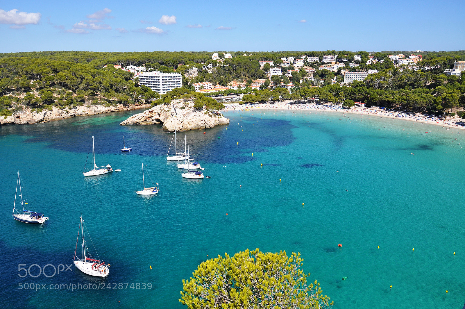 Nikon D5000 sample photo. Beautiful menorca island view photography