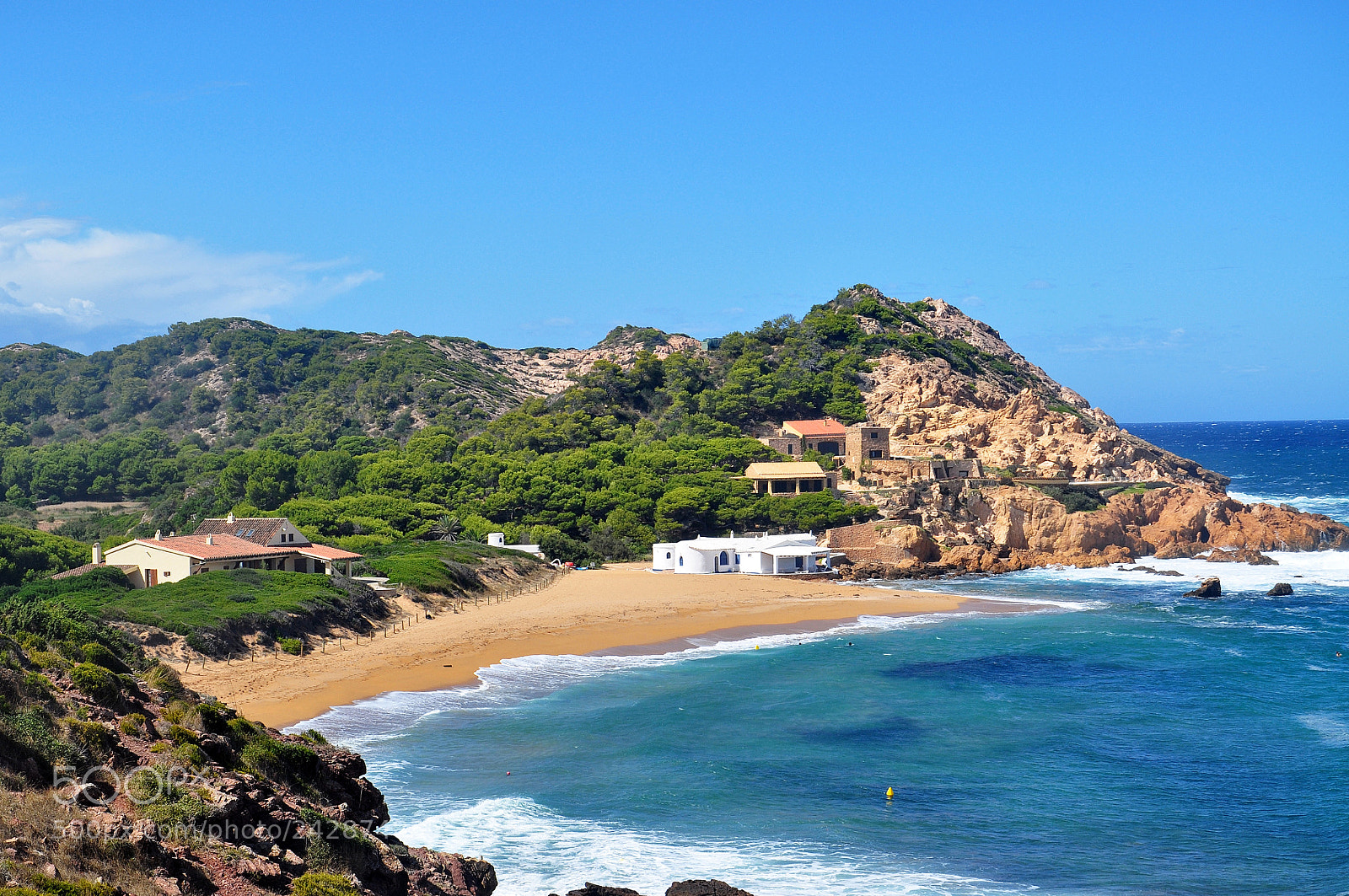 Nikon D5000 sample photo. Beautiful menorca island view photography