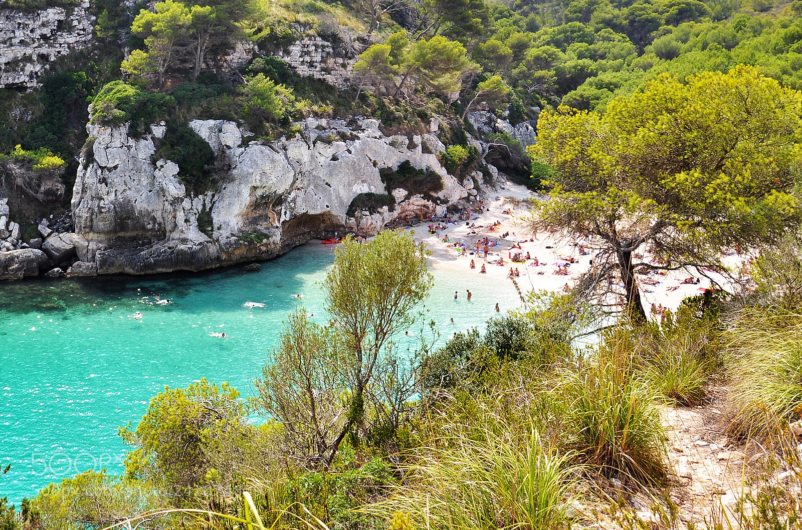 Nikon D5000 sample photo. Beautiful menorca island view photography