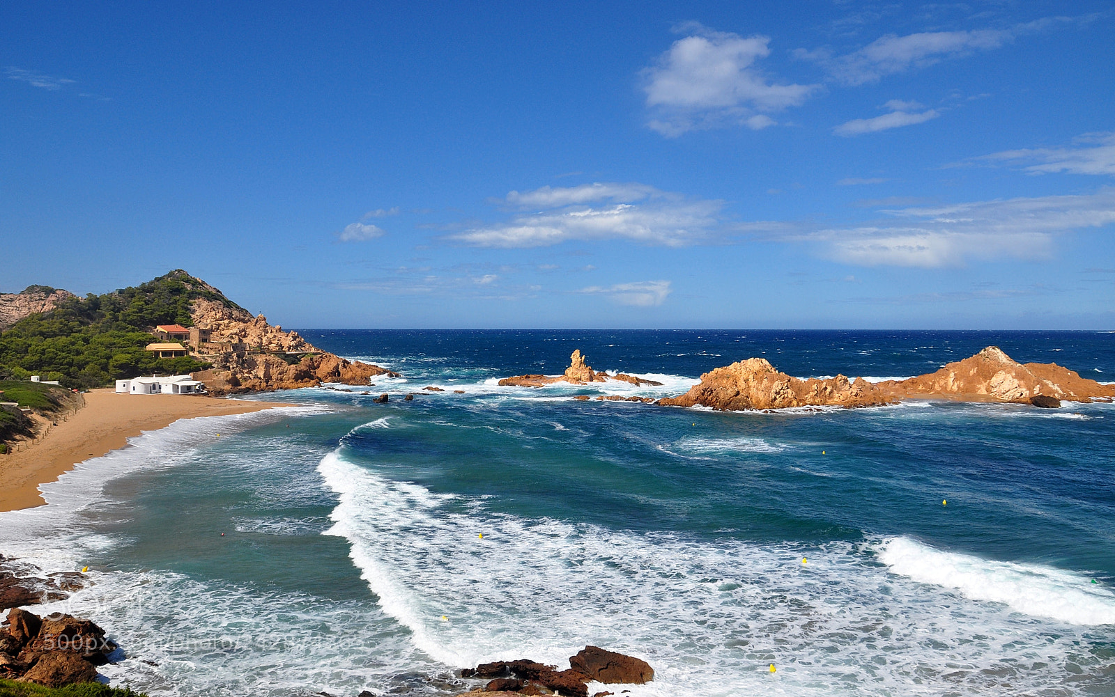 Nikon D5000 sample photo. Beautiful menorca island view photography