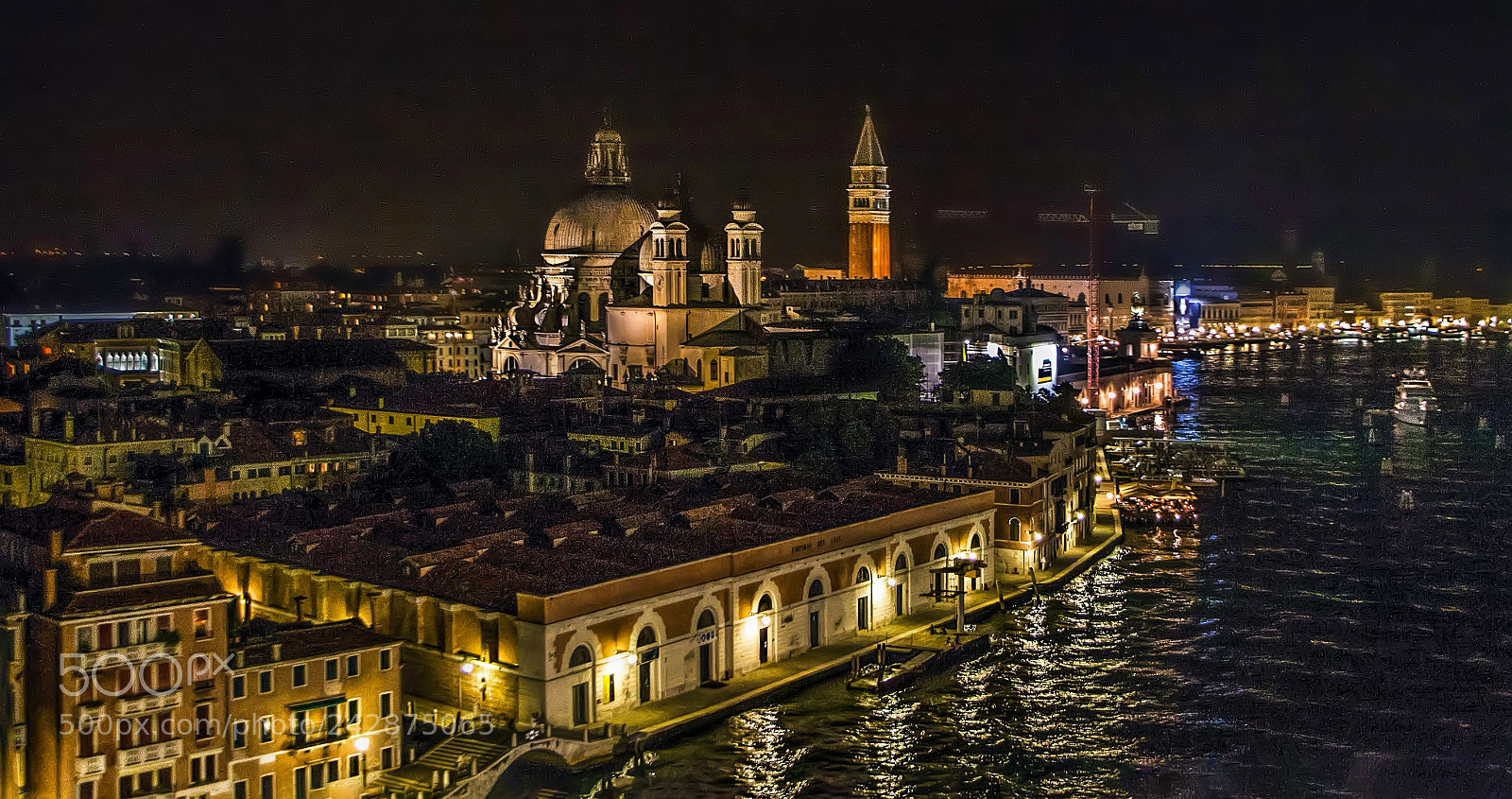 Canon EOS 50D sample photo. Venice by night photography