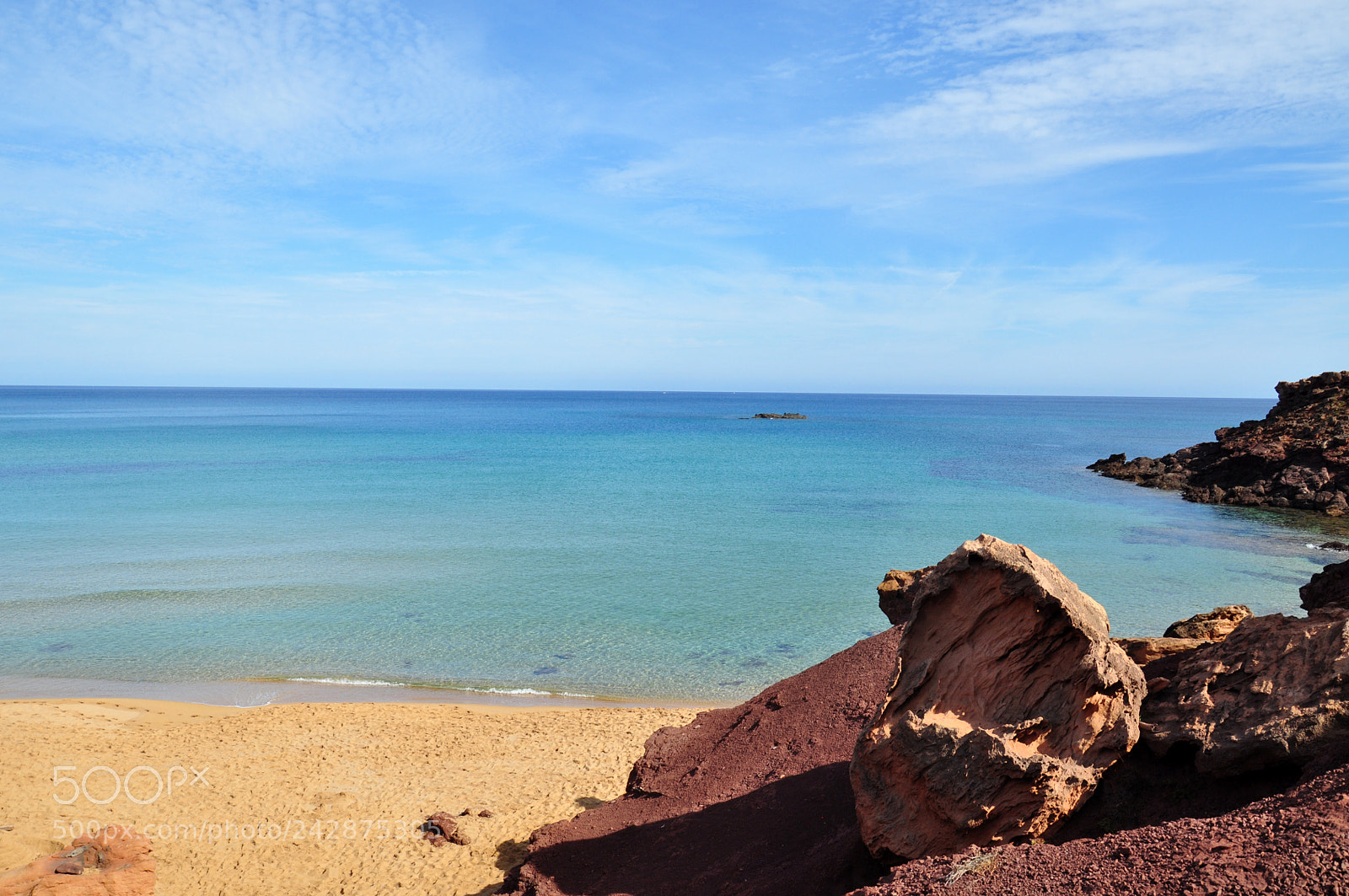 Nikon D5000 sample photo. Menorca balearic island view photography