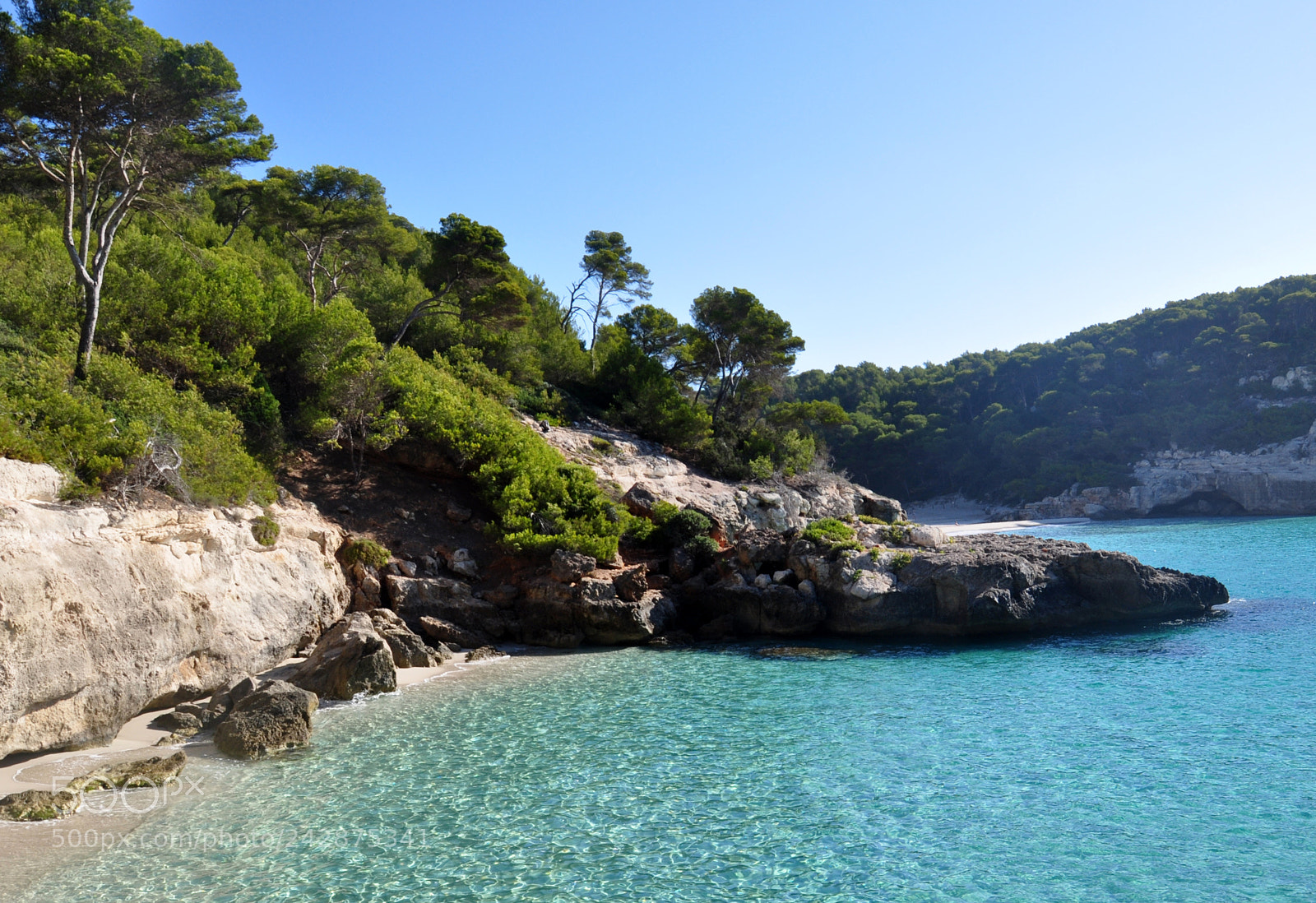 Nikon D5000 sample photo. Menorca balearic island view photography