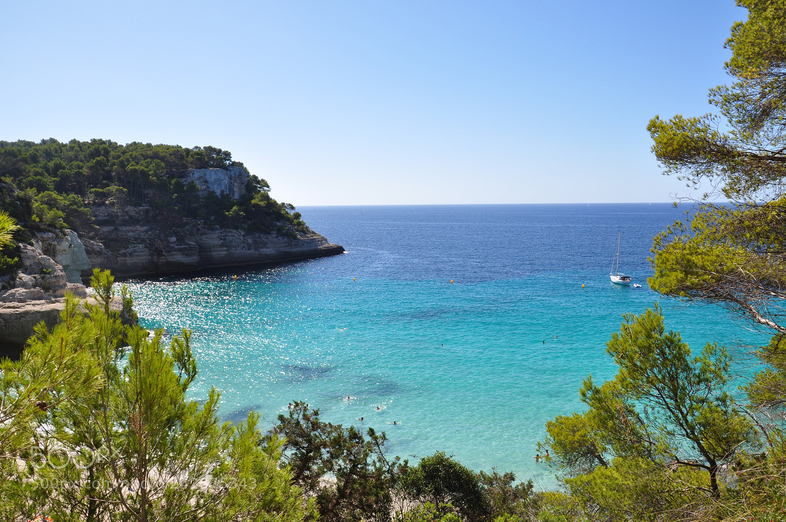 Nikon D5000 sample photo. Menorca balearic island view photography