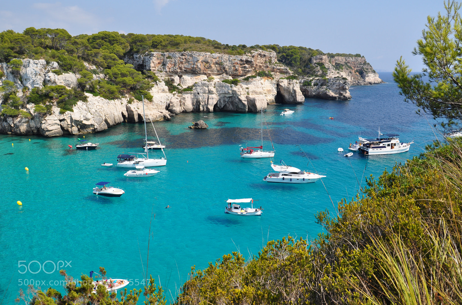 Nikon D5000 sample photo. Menorca balearic island view photography
