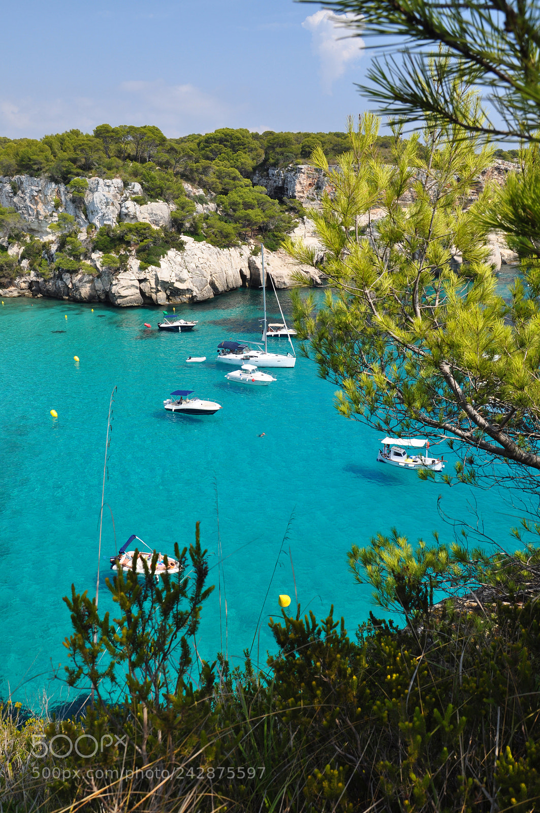 Nikon D5000 sample photo. Menorca balearic island view photography