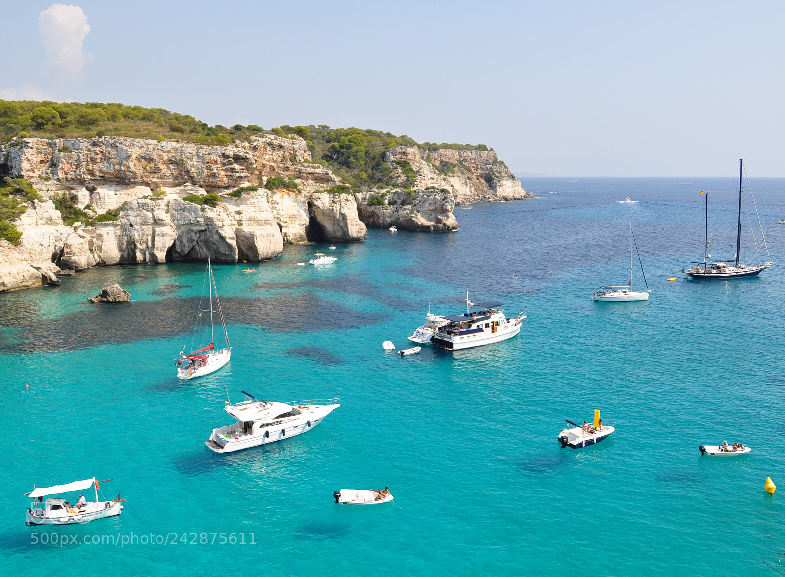 Nikon D5000 sample photo. Menorca balearic island view photography