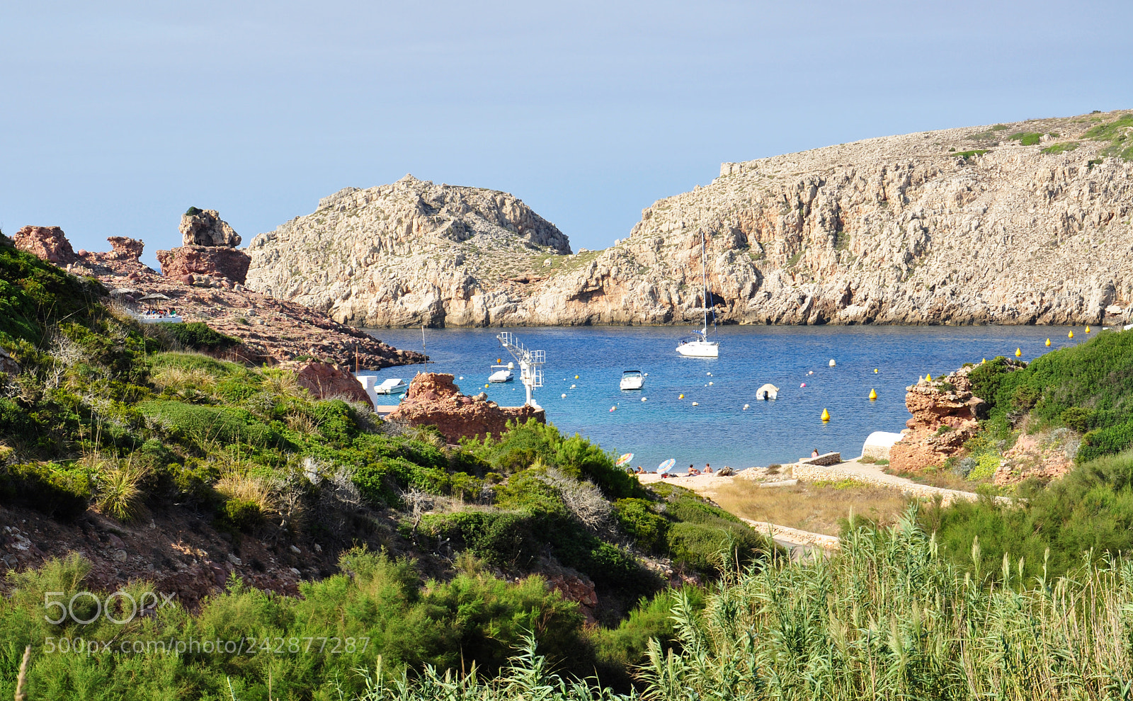 Nikon D5000 sample photo. Menorca island view photography