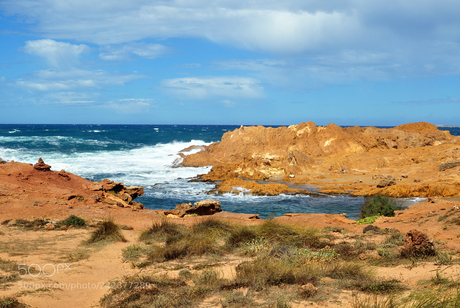 Nikon D5000 sample photo. Menorca island view photography