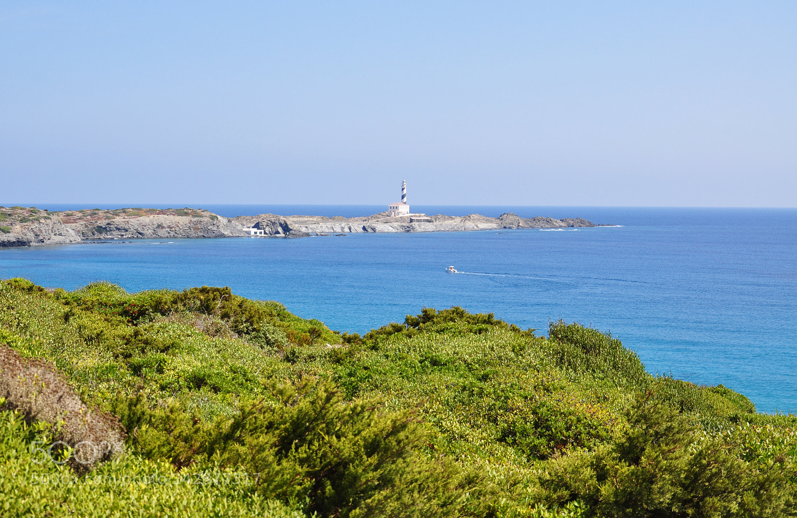Nikon D5000 sample photo. Menorca island view photography