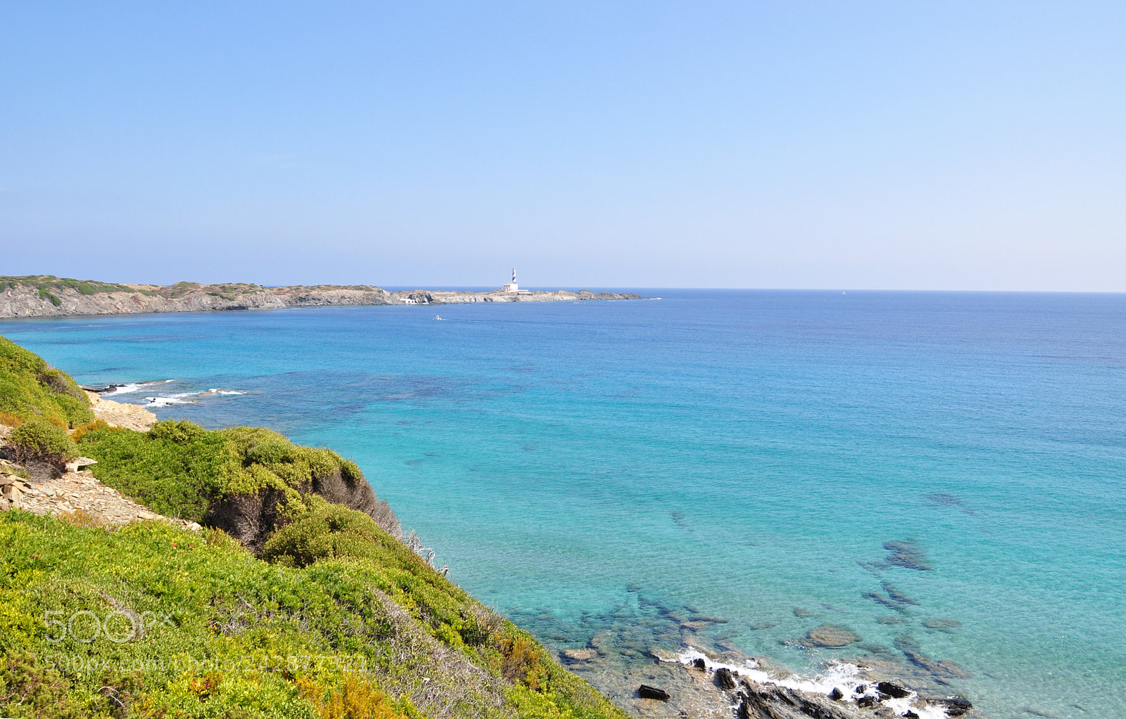 Nikon D5000 sample photo. Menorca island view photography