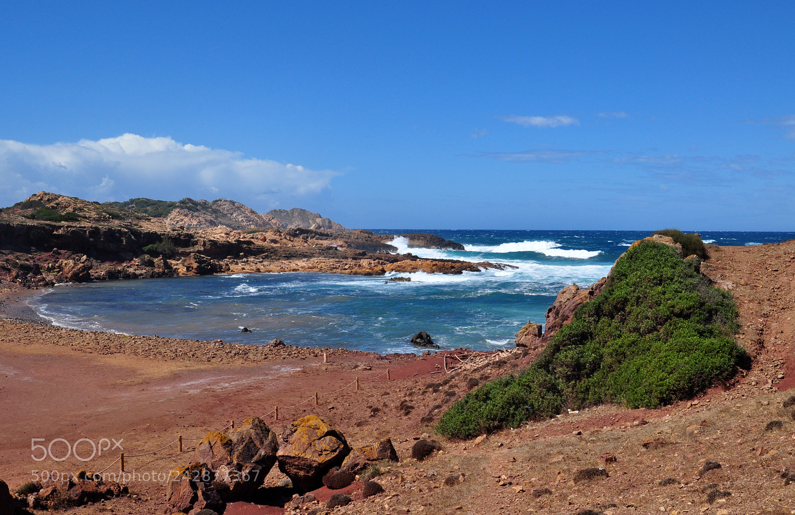 Nikon D5000 sample photo. Menorca island view photography
