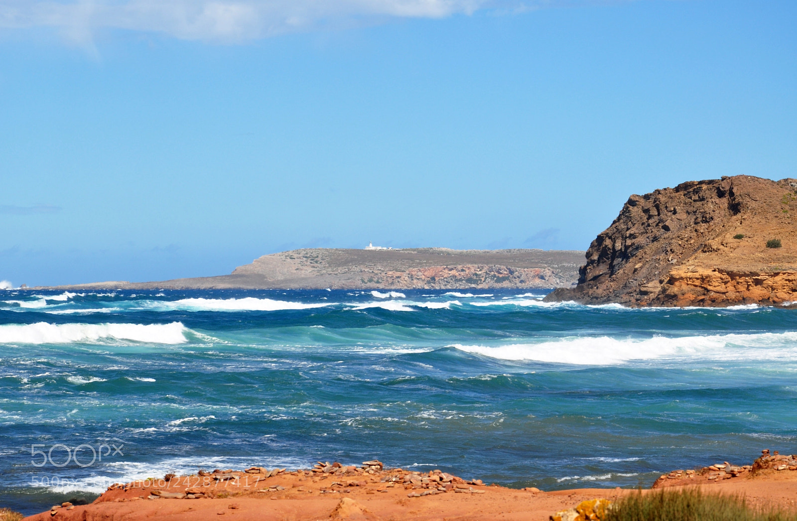 Nikon D5000 sample photo. Menorca island view photography