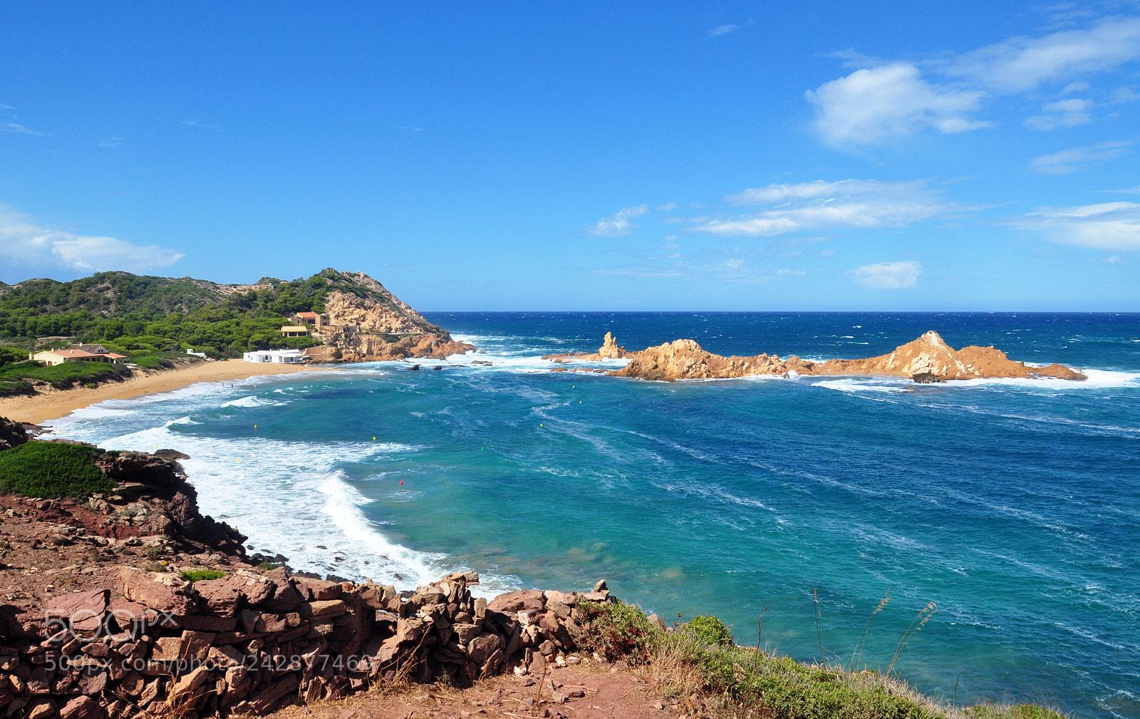Nikon D5000 sample photo. Menorca island view photography
