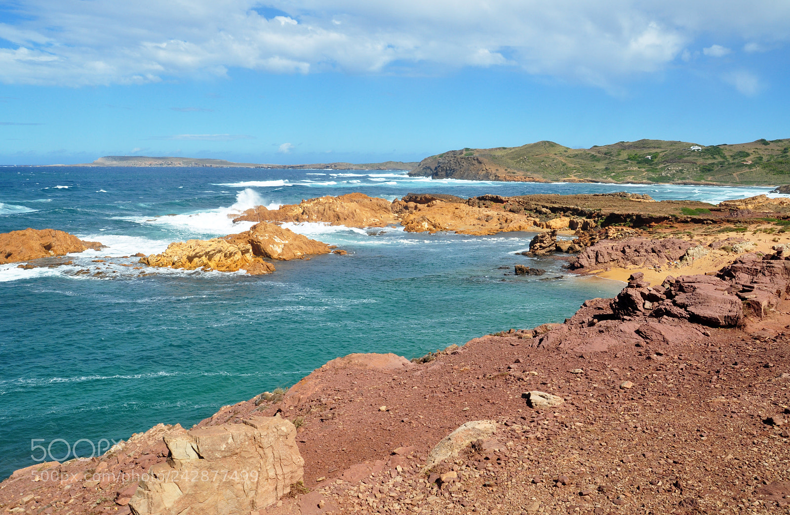 Nikon D5000 sample photo. Menorca island view photography