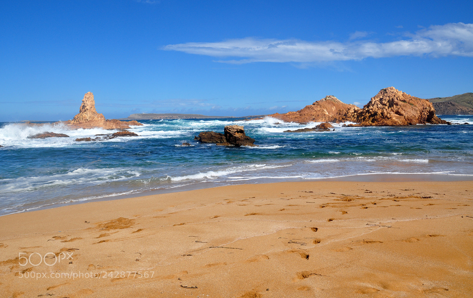 Nikon D5000 sample photo. Menorca island view photography