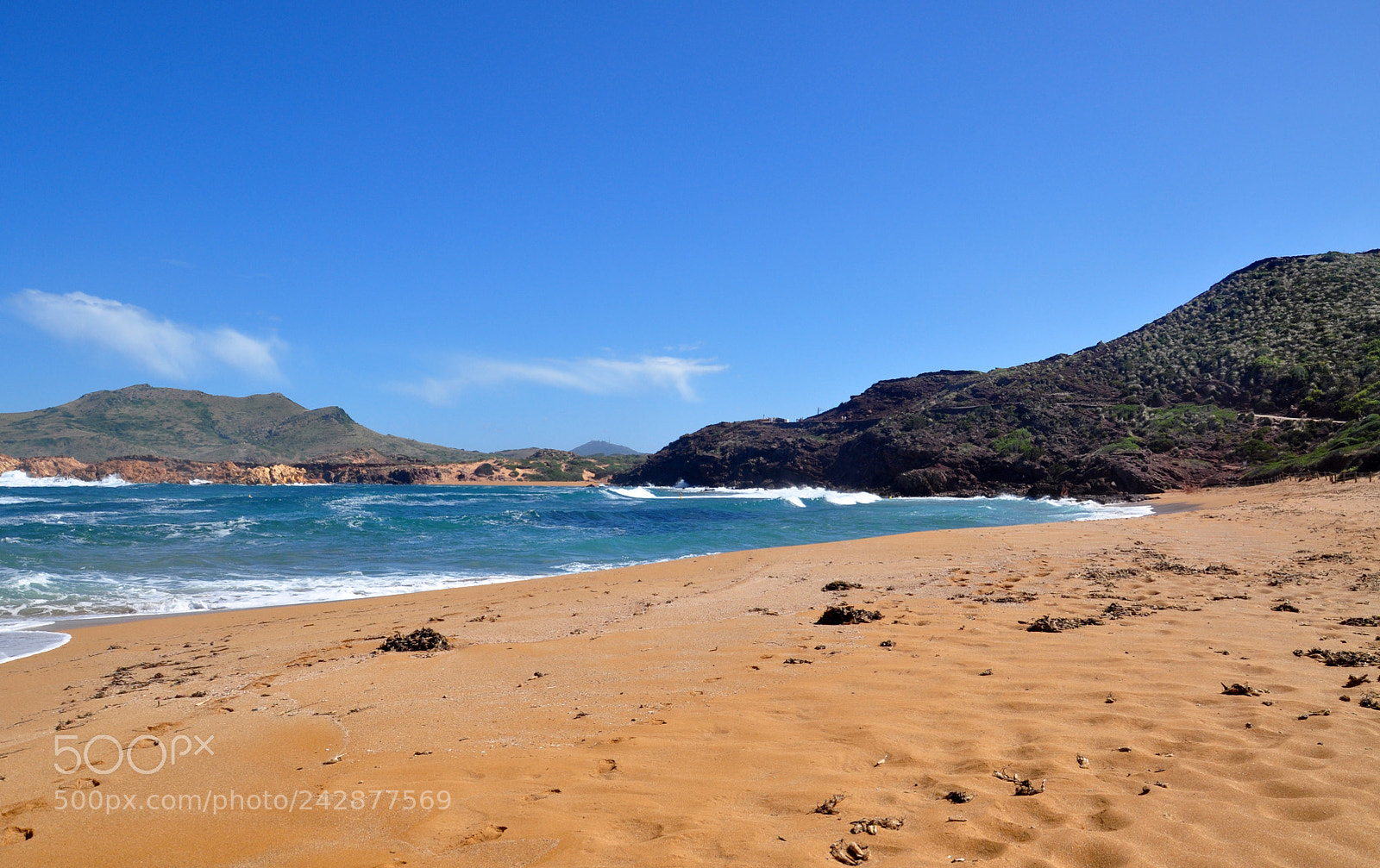 Nikon D5000 sample photo. Menorca island view photography