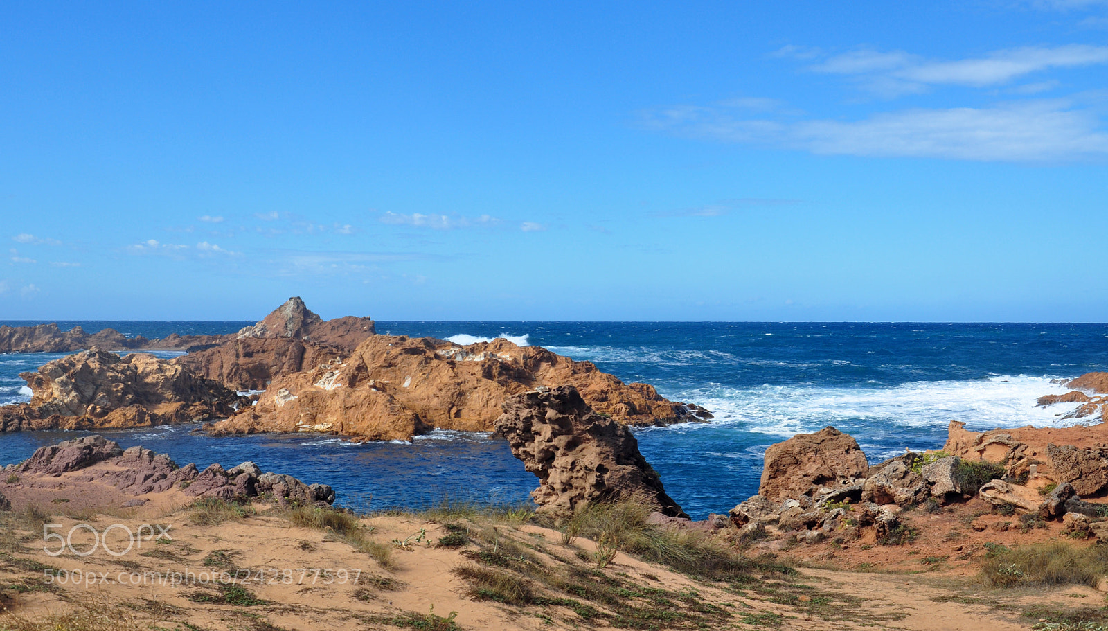 Nikon D5000 sample photo. Menorca island view photography