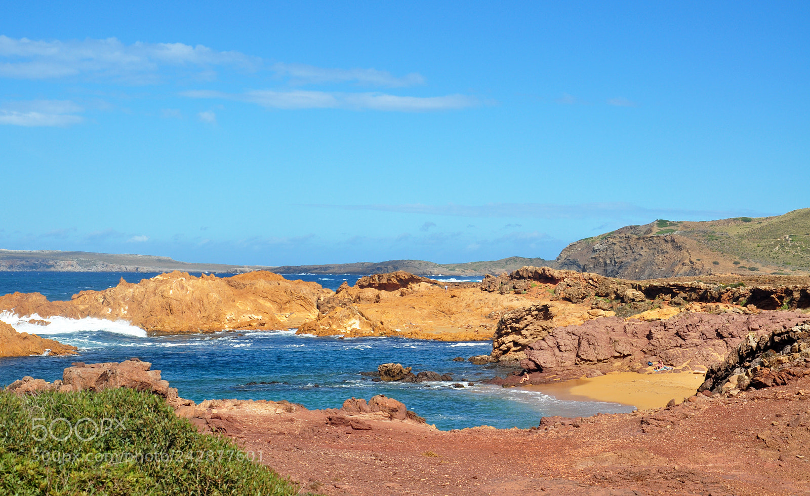 Nikon D5000 sample photo. Menorca island view photography