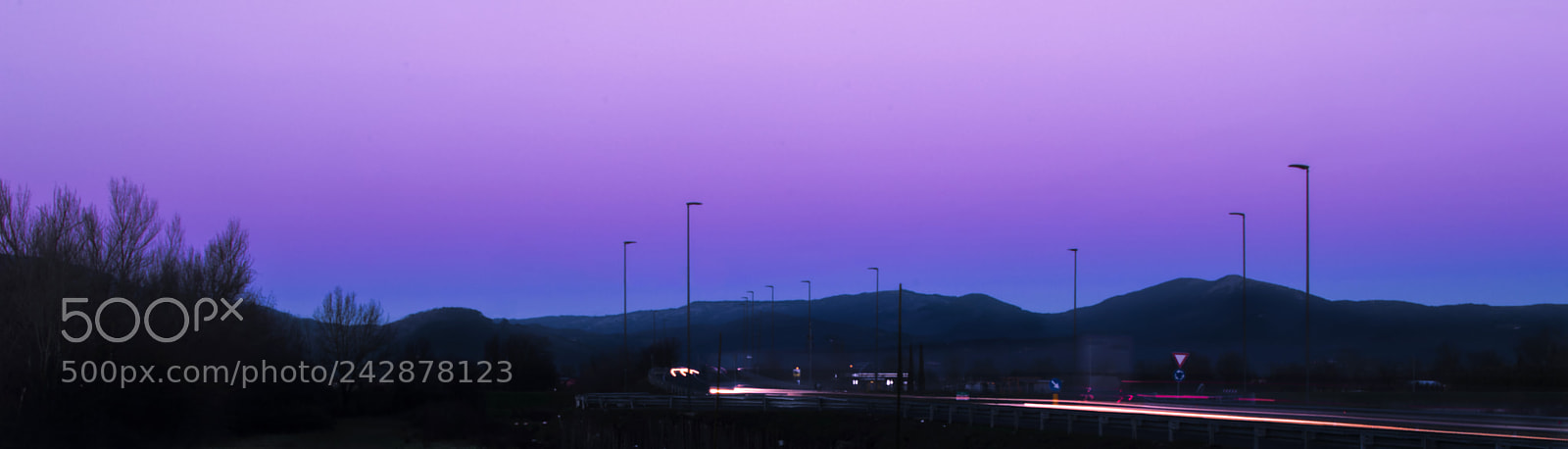 Nikon D3200 sample photo. Purple sunset photography