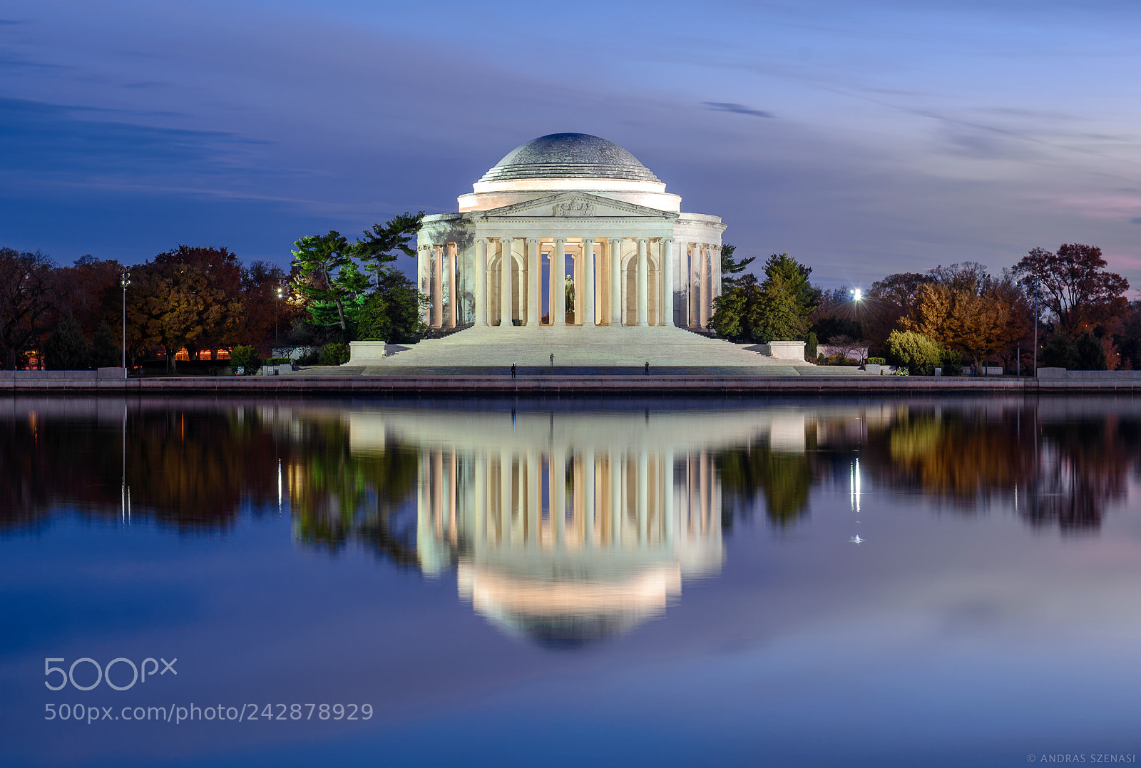 Nikon D610 sample photo. Jefferson memorial photography