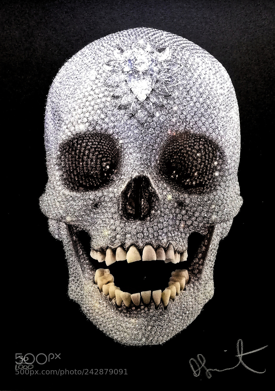 HUAWEI Honor 9 sample photo. Diamond skull photography
