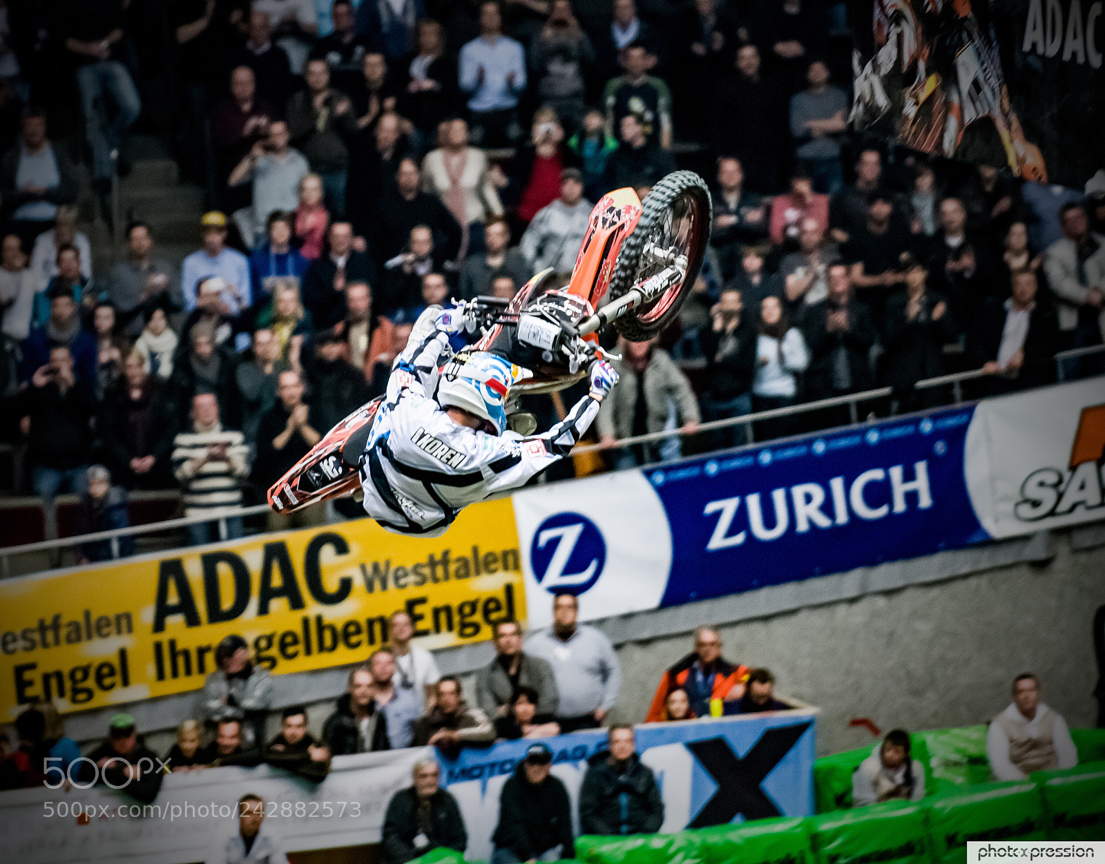 Nikon D300 sample photo. Supercross photography