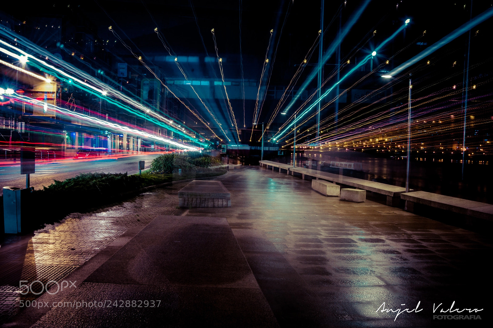 Nikon D7100 sample photo. Light tunnel photography