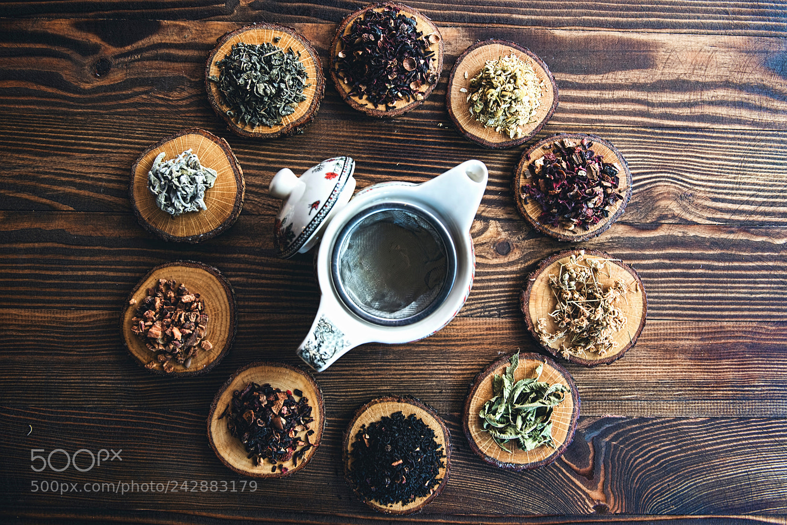 Nikon D800 sample photo. Herbal clock photography