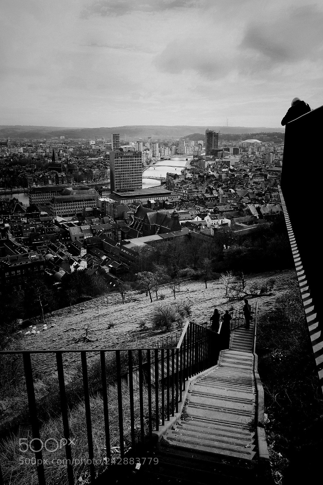 Fujifilm X-T1 sample photo. Panorama stairs photography