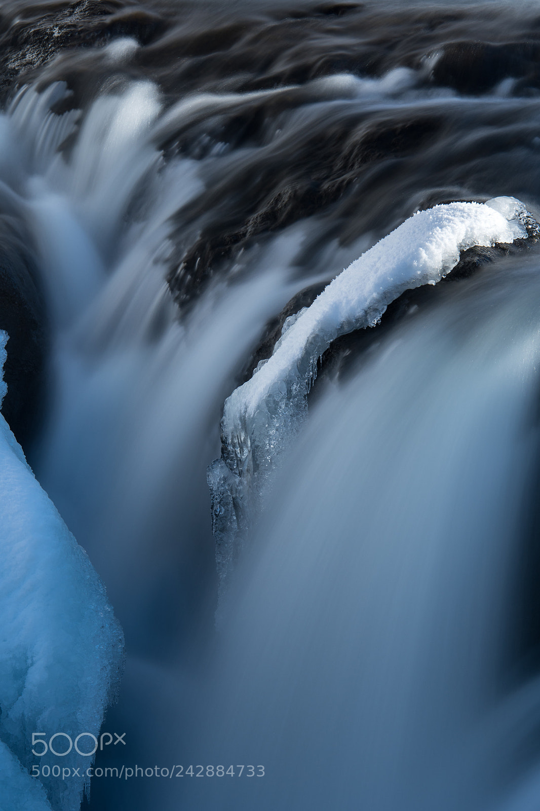 Nikon D500 sample photo. Cold falls photography
