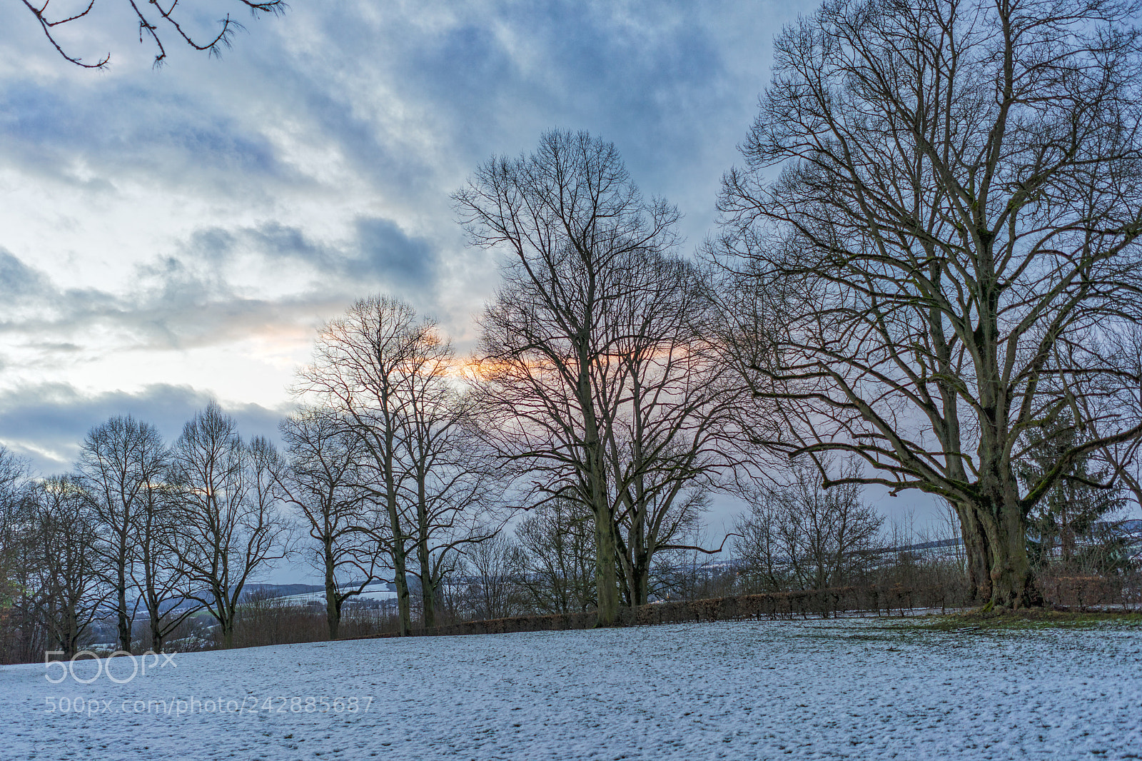 Sony a7 II sample photo. Evening red in january photography