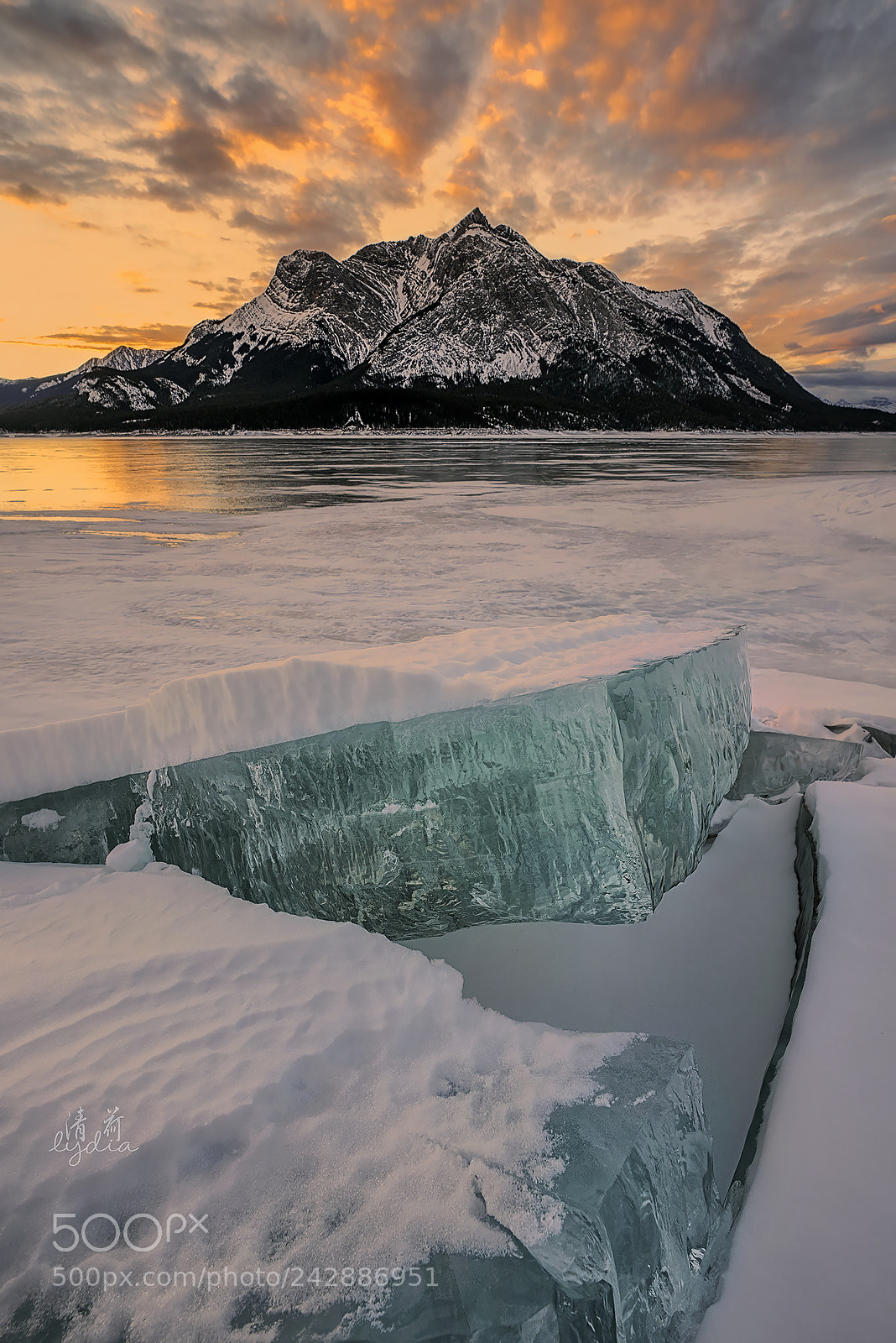 Sony a9 sample photo. Frozen lake photography