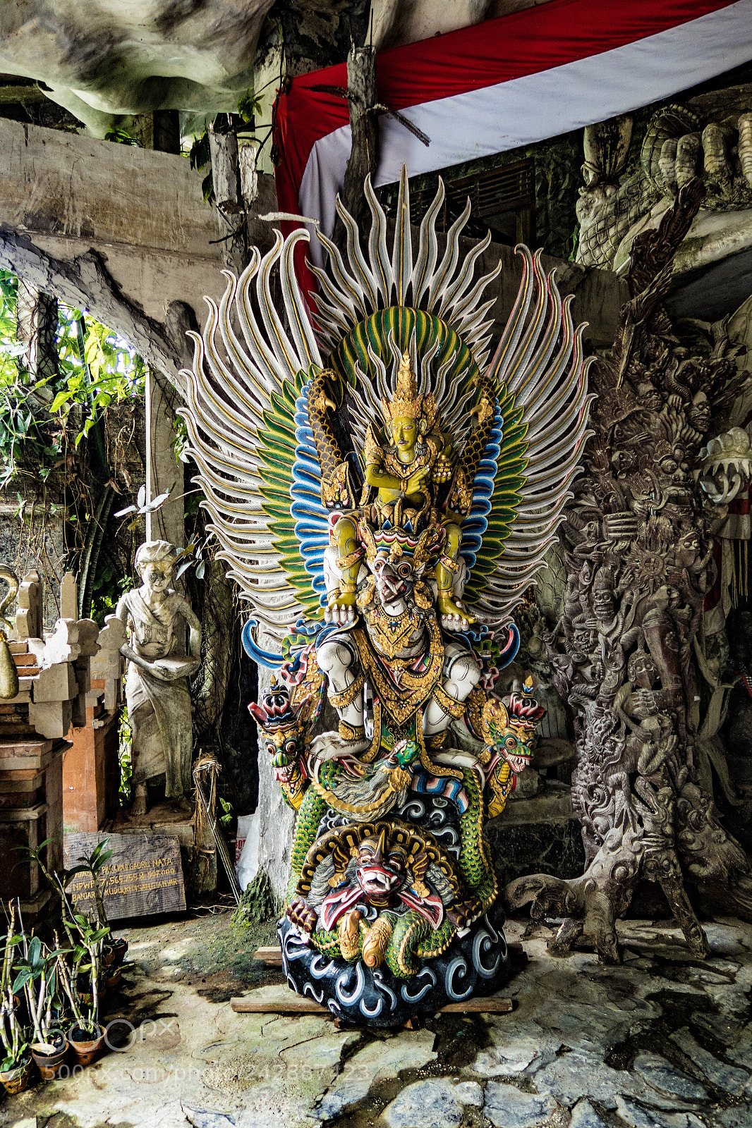 Canon PowerShot G7 X sample photo. Ornate wood carving, bali photography
